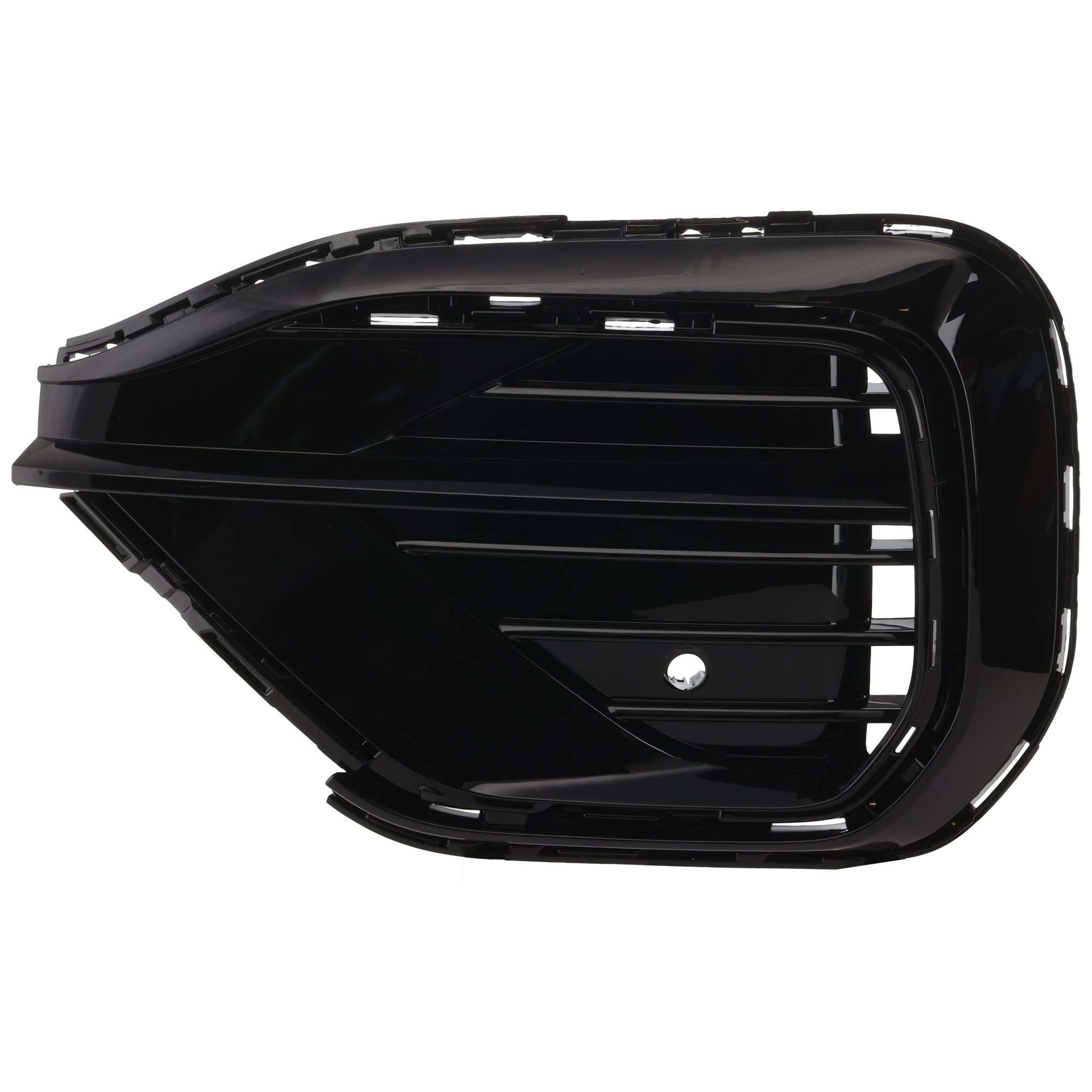 AM ATLAS 21-23 ATLAS CROSS SPORT 20-23 FRONT BUMPER GRILLE LH Gloss Black w R Line Package SKU RV01530046 Partslink VW1038177 OEM 3CN854661B041