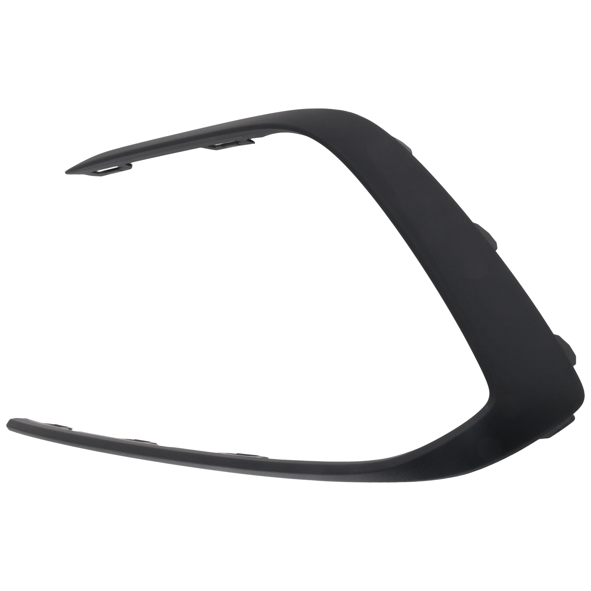 AM GTI 22-23 FRONT BUMPER GRILLE MOLDING LH Outer Textured Black SKU RV01540002 Partslink VW1046118 OEM 5H08537639B9