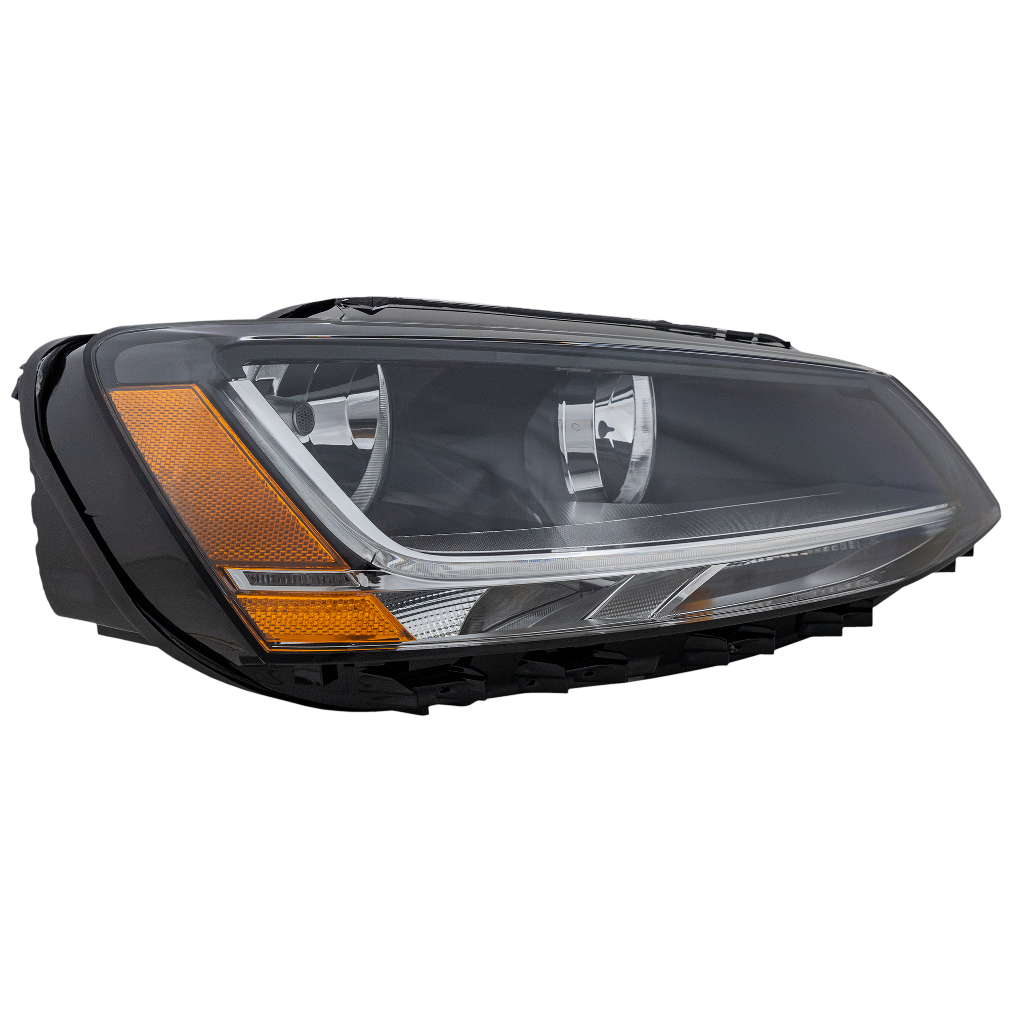 AM JETTA 17-18 HEAD LAMP RH Halogen w LED Daytime Running Light SKU RV10010007 Partslink VW2503168 OEM 5C7941006J