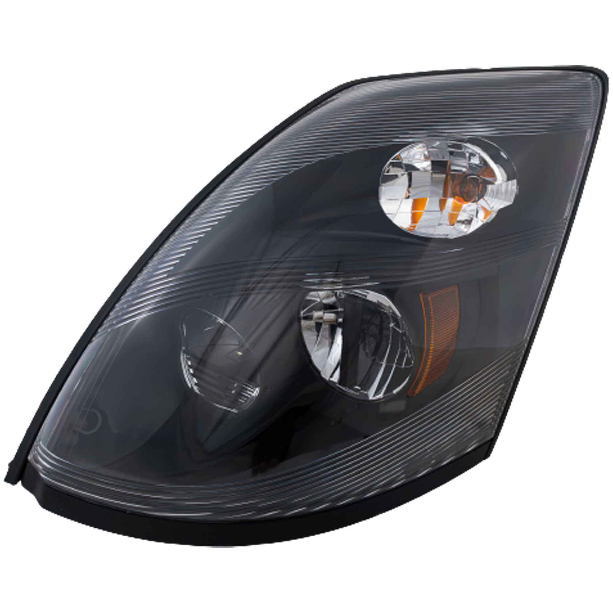 AM VOLVO HD VN SERIES 15-17 HEAD LAMP LH Assembly LED Black Interior Standard Type SKU RV10010046 HDA OEM TL27621CB