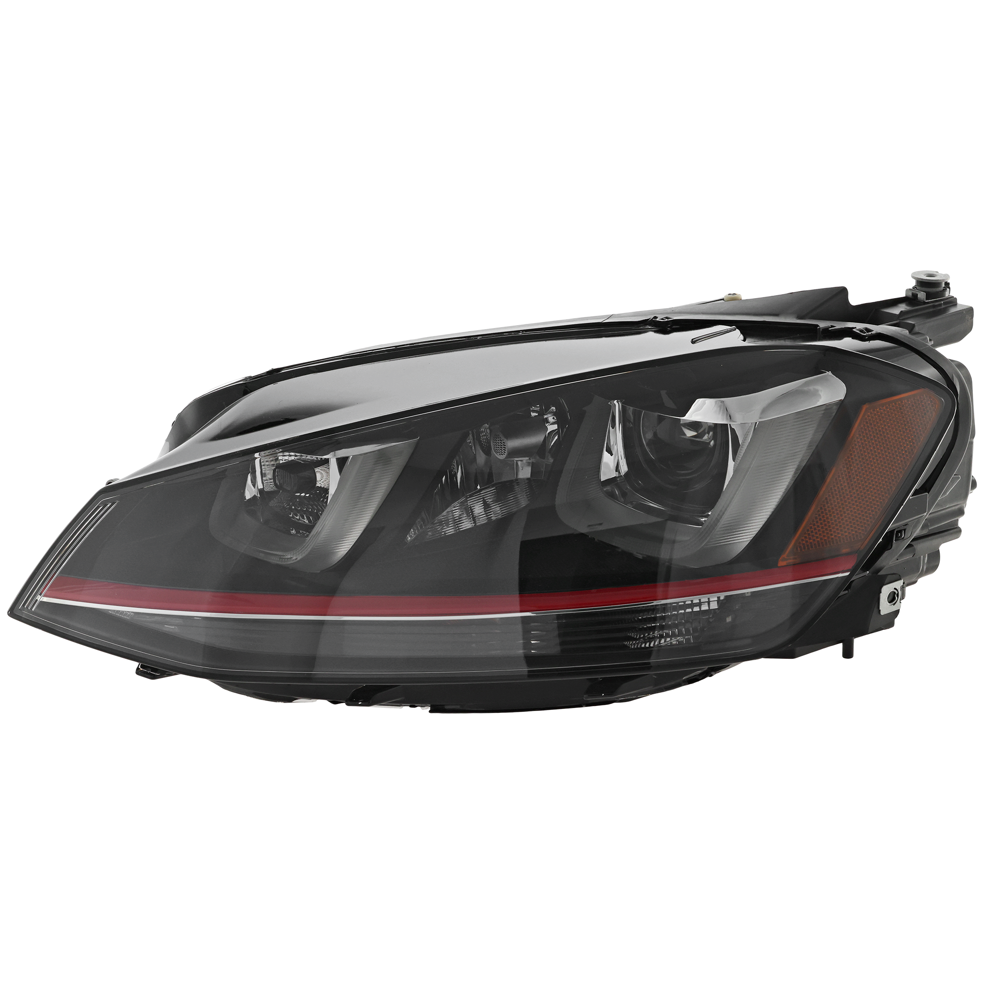AM GOLF GTI 15-17 HEAD LAMP LH Lens and Housing HID Xenon w o HID Kit w Adaptive Headlights From 7-1-14 SKU RV10010056U Partslink VW2518117 OEM 5GM941753A