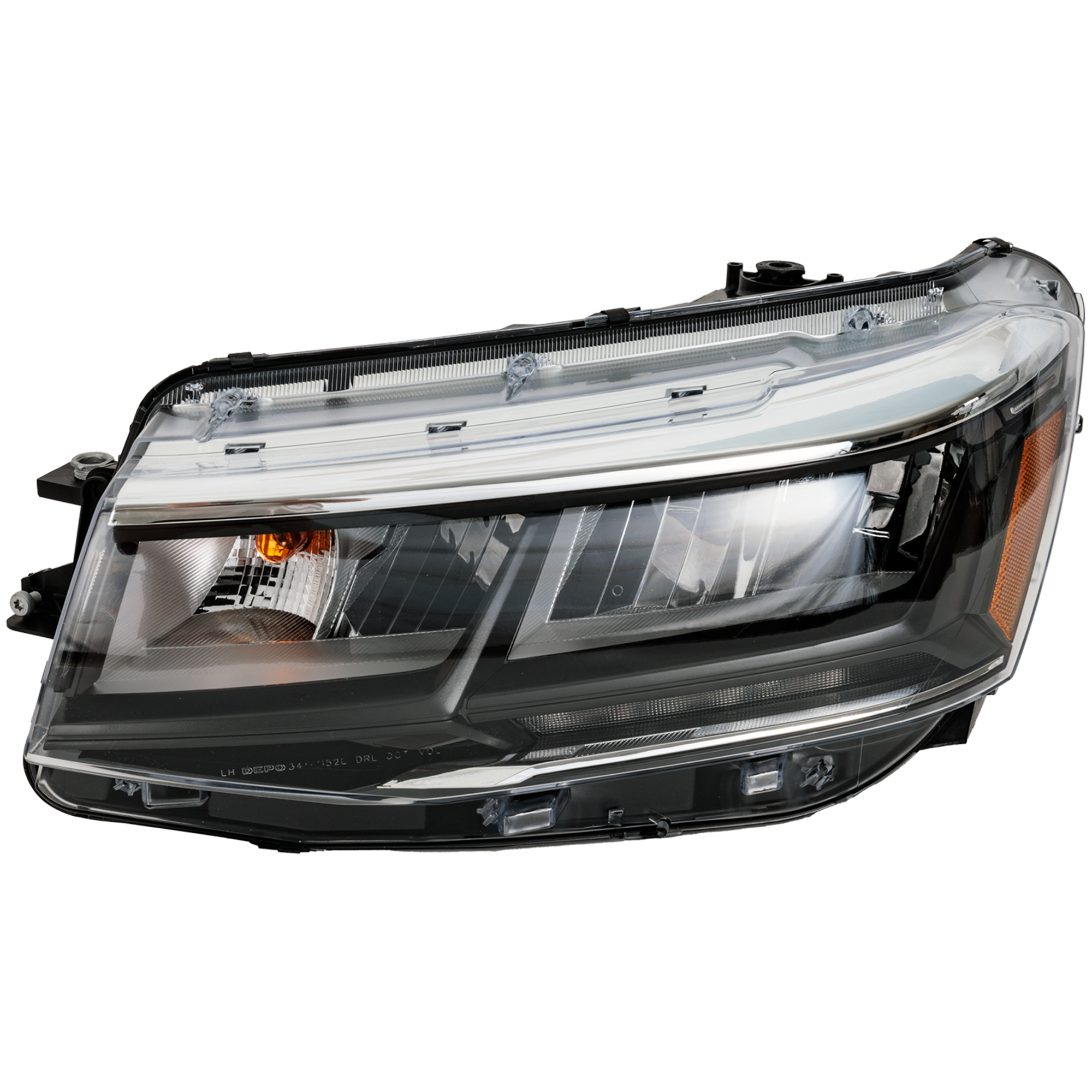 AM TAOS 22-23 HEAD LAMP LH Assembly LED w o Adaptive Headlight CAPA SKU RV10010058AQ Partslink VW2502183C OEM 2GJ941035