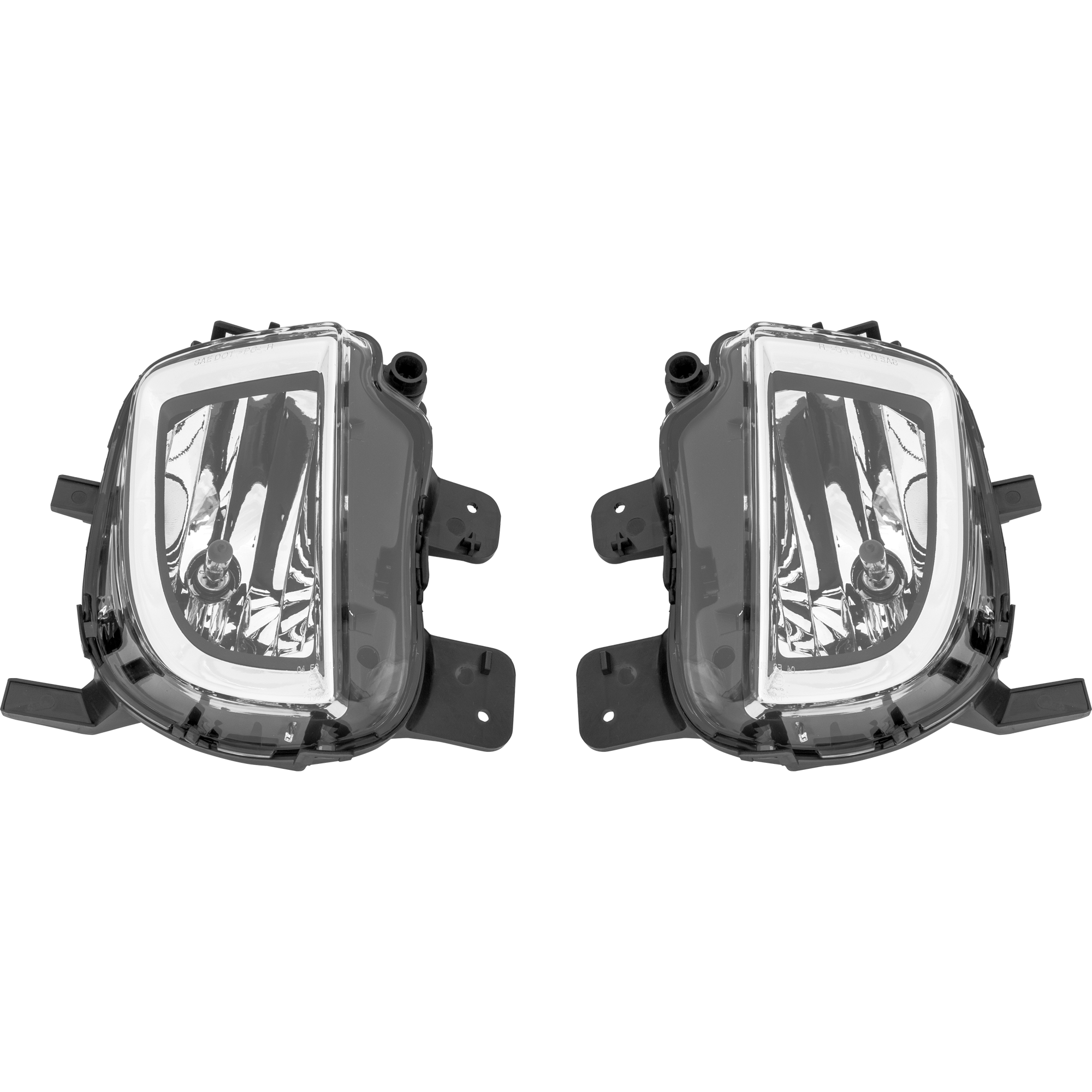 AM GTI 10-14 JETTA 11-17 FRONT FOG LAMP RH AND LH Assembly Halogen Jetta GLI Model To 10-16 SKU RV10750025A Partslink VW2592124 VW2593124 OEM 5K0941700E 5K0941699E