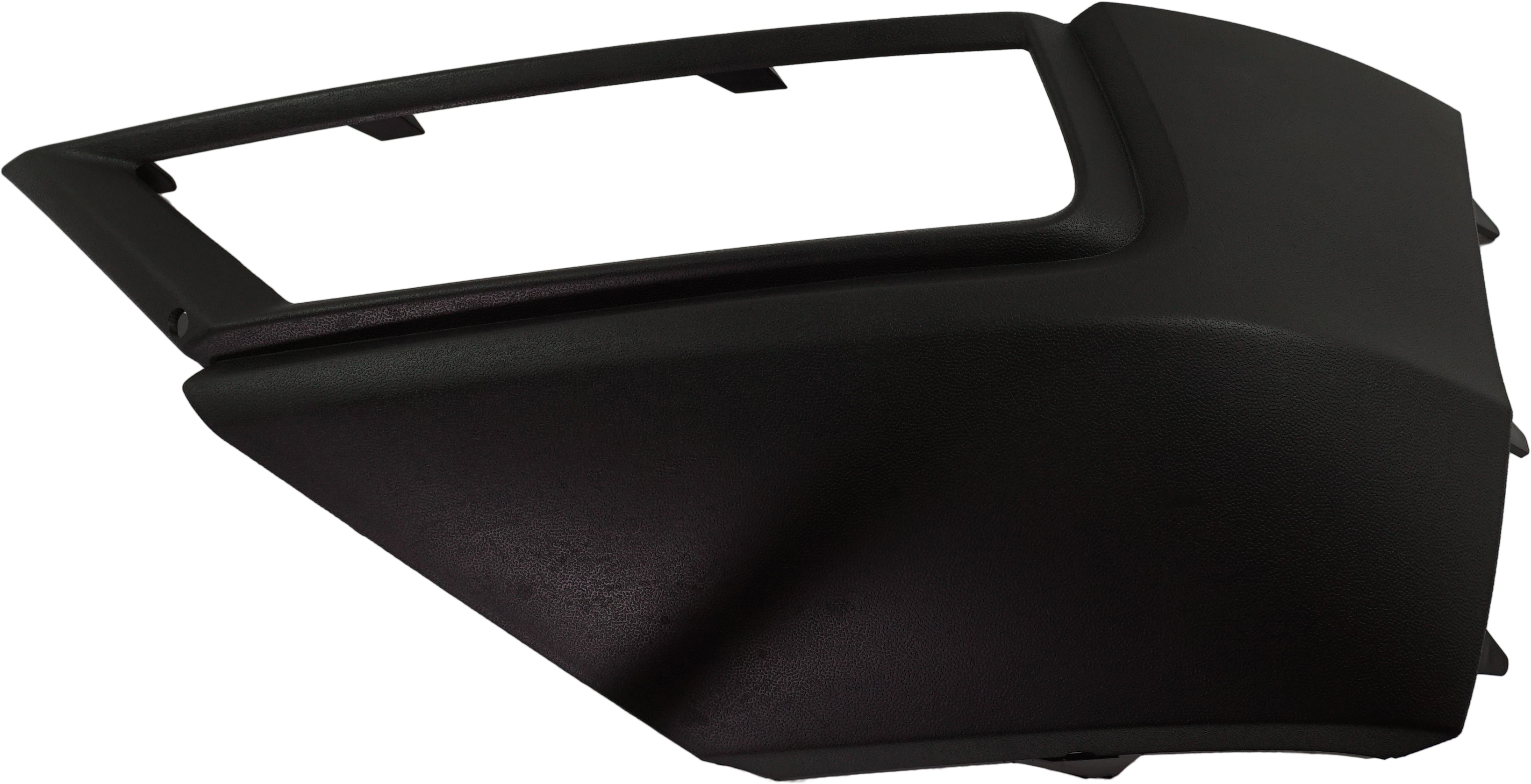 AM TIGUAN 18-21 FRONT FOG LAMP MOLDING LH Outer Lower Textured Standard Style SKU RV10820019 Partslink VW1038148 OEM 5NN853211B9B9