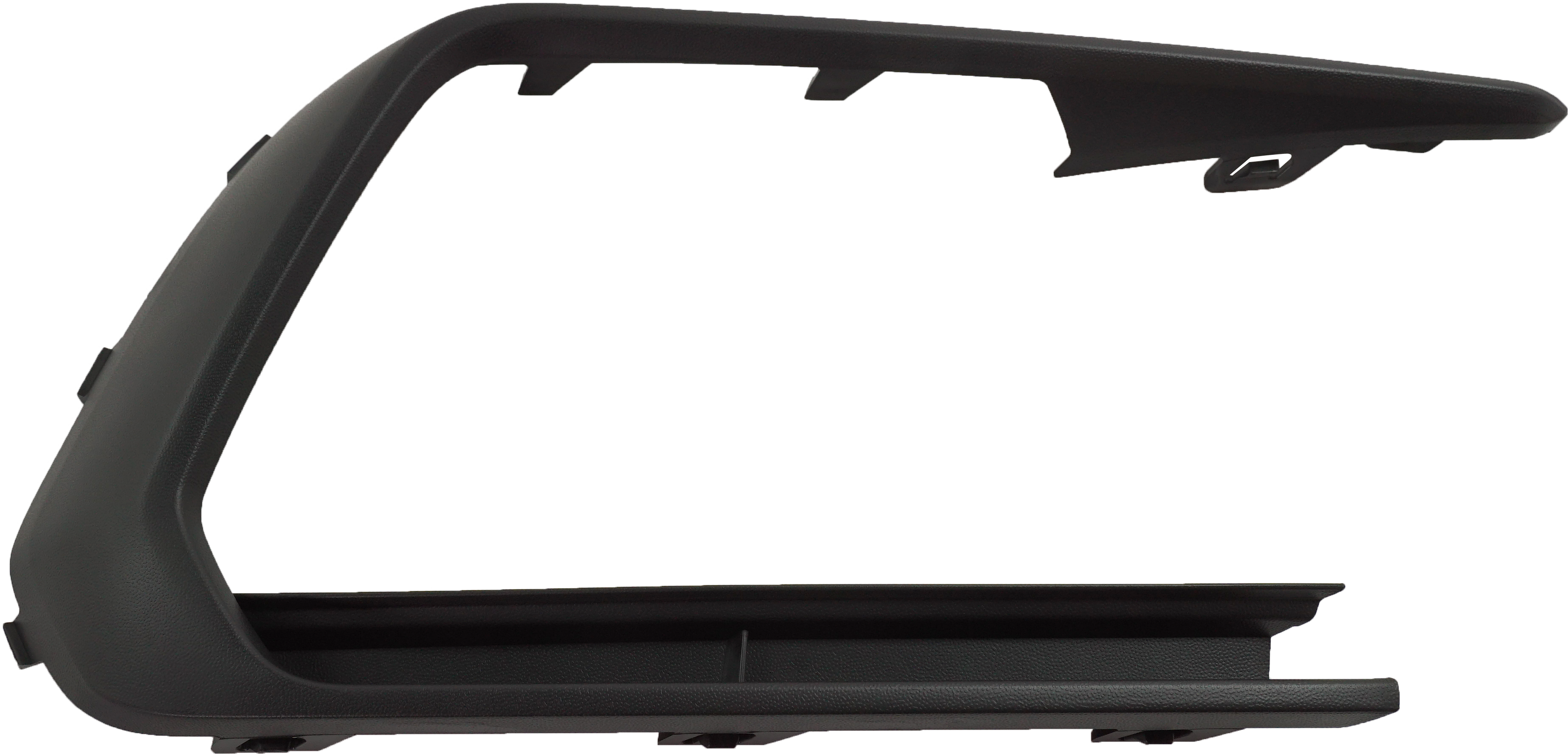 AM JETTA 16-18 FRONT FOG LAMP MOLDING RH Black GLI 18-18 Wolfsburg Edition Models SKU RV10820023 Partslink VW1047111 OEM 5C6853666F9B9
