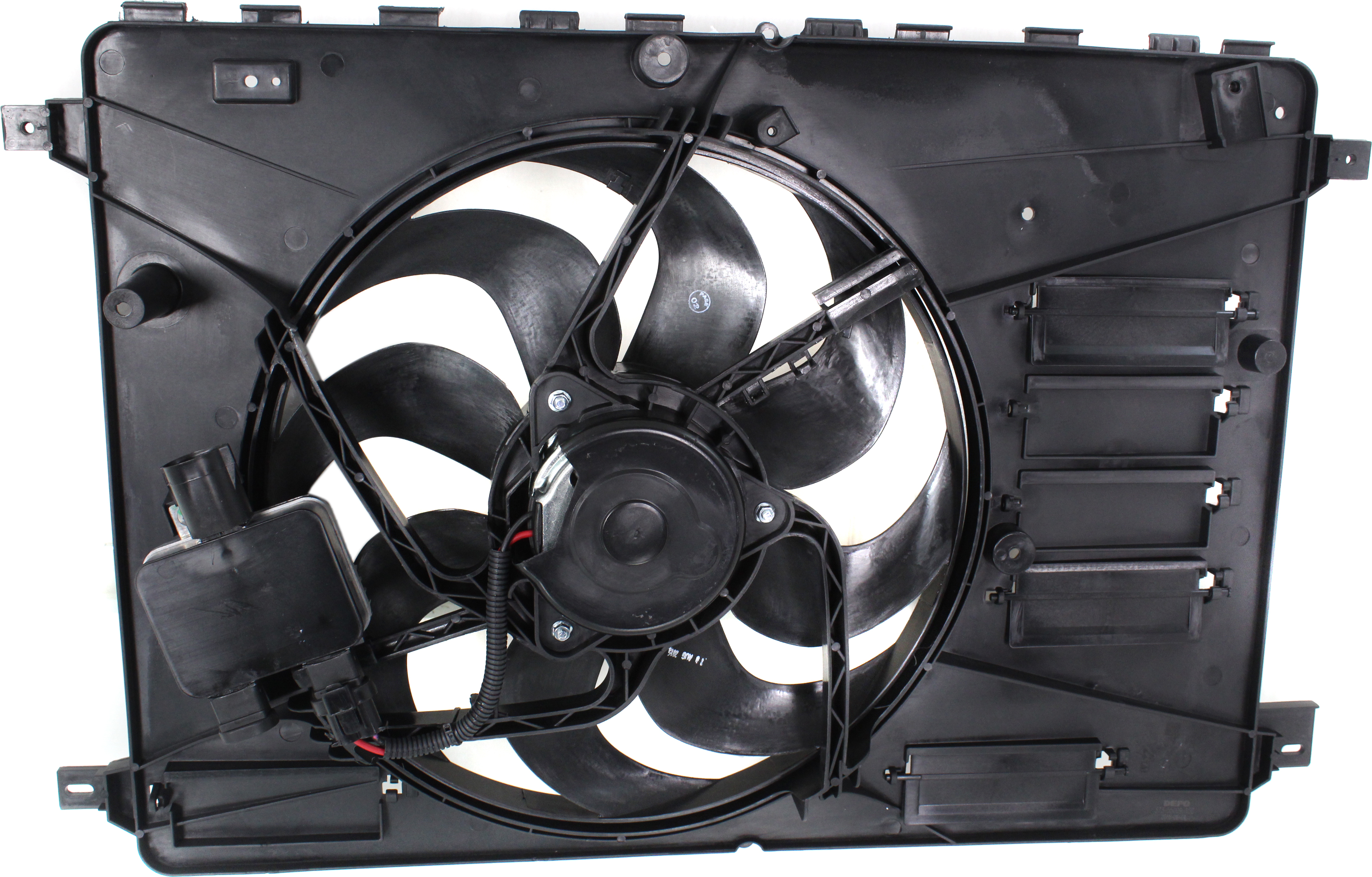 AM S60-11-18 XC70-08-16 RADIATOR FAN ASSEMBLY Single Fan 2.0L 2.5L 3.0L 3.2L w Control module SKU RV16090001 Partslink VO3115113 OEM 313688673-31686806