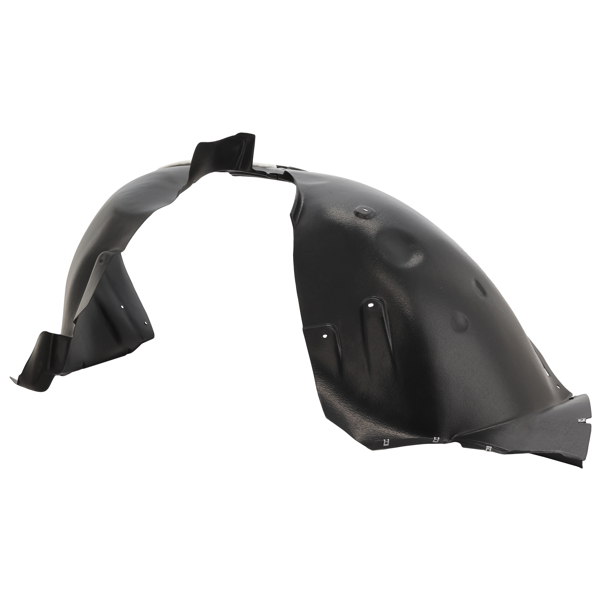 AM ATLAS 18-23 FRONT FENDER LINER LH Polypropylene w Insulation Foam Injection Form CAPA SKU RV22210048Q Partslink VW1248142C OEM 3CN805911C 3CN805911D PFM