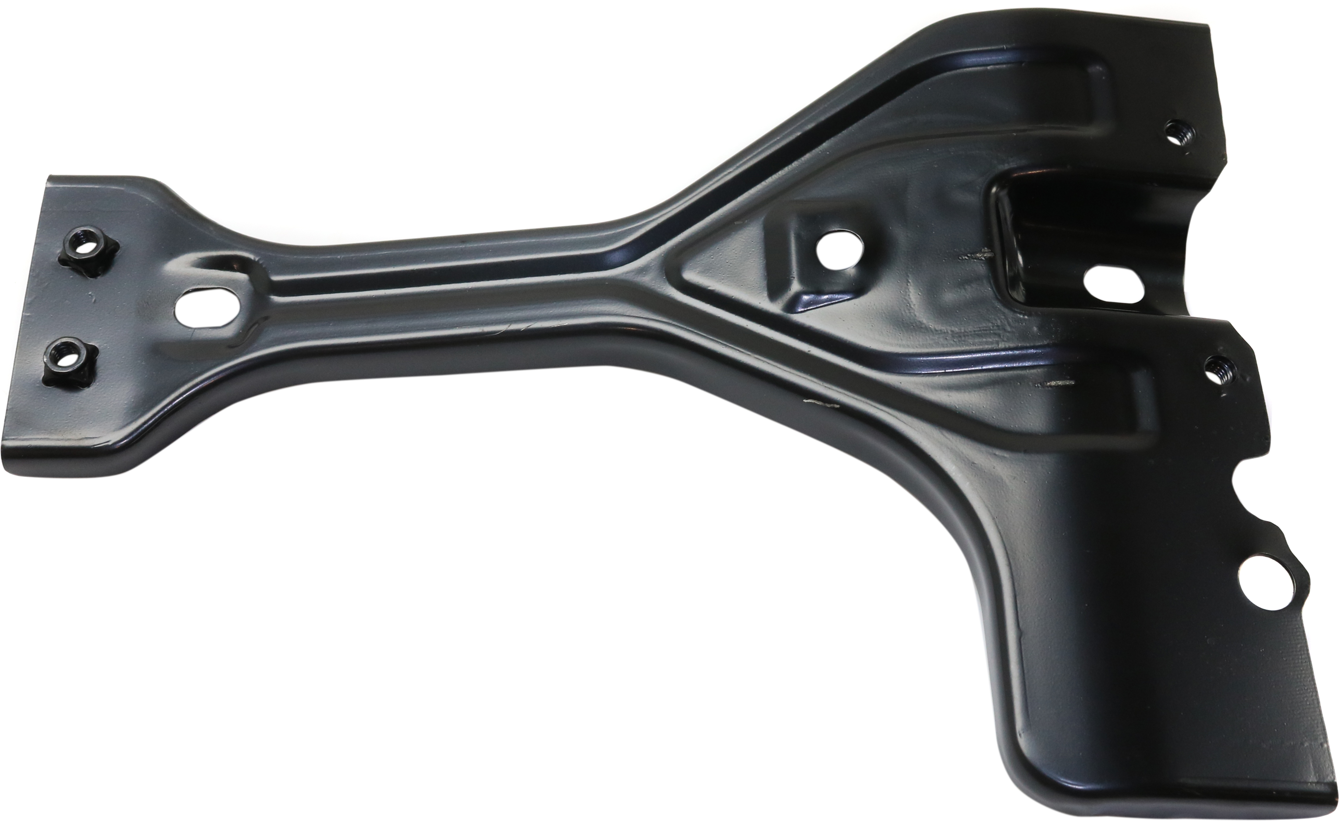 AM TIGUAN 09-11 RADIATOR SUPPORT CENTER Hood Latch Support Steel CAPA SKU RV25090001Q Partslink VW1233103C OEM 5N0805567B