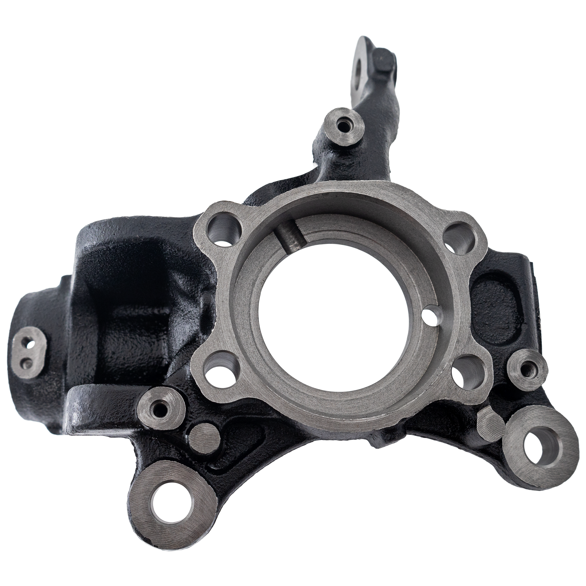 AM GOLF 10-13 A3-06-13 FRONT KNUCKLE LH Black Cast Iron SKU RV28080008 OEM 1K0407255AA 1K0407255N