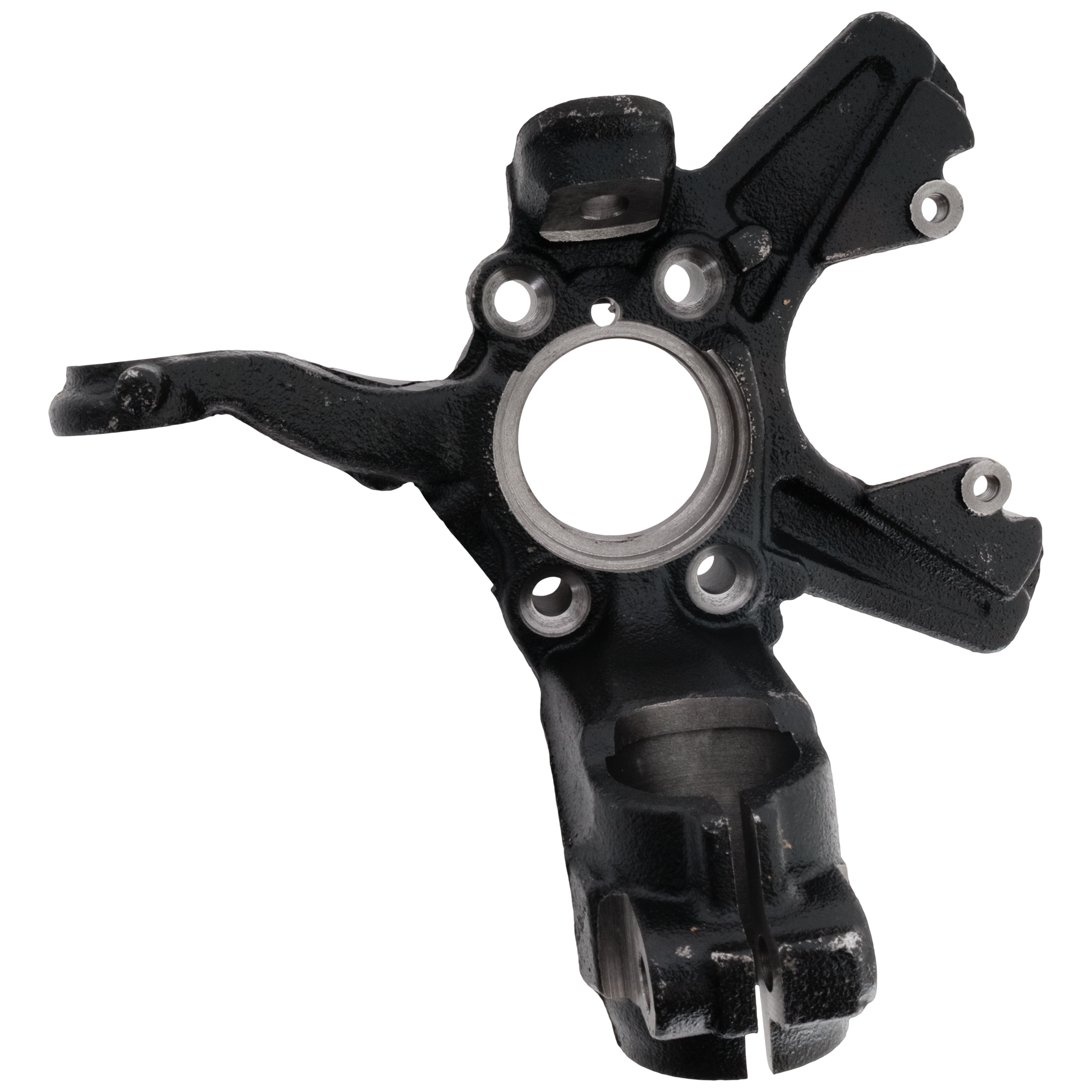 AM JETTA 05-10 FRONT KNUCKLE RH Black Cast Iron SKU RV28080011 OEM 1K0407256P