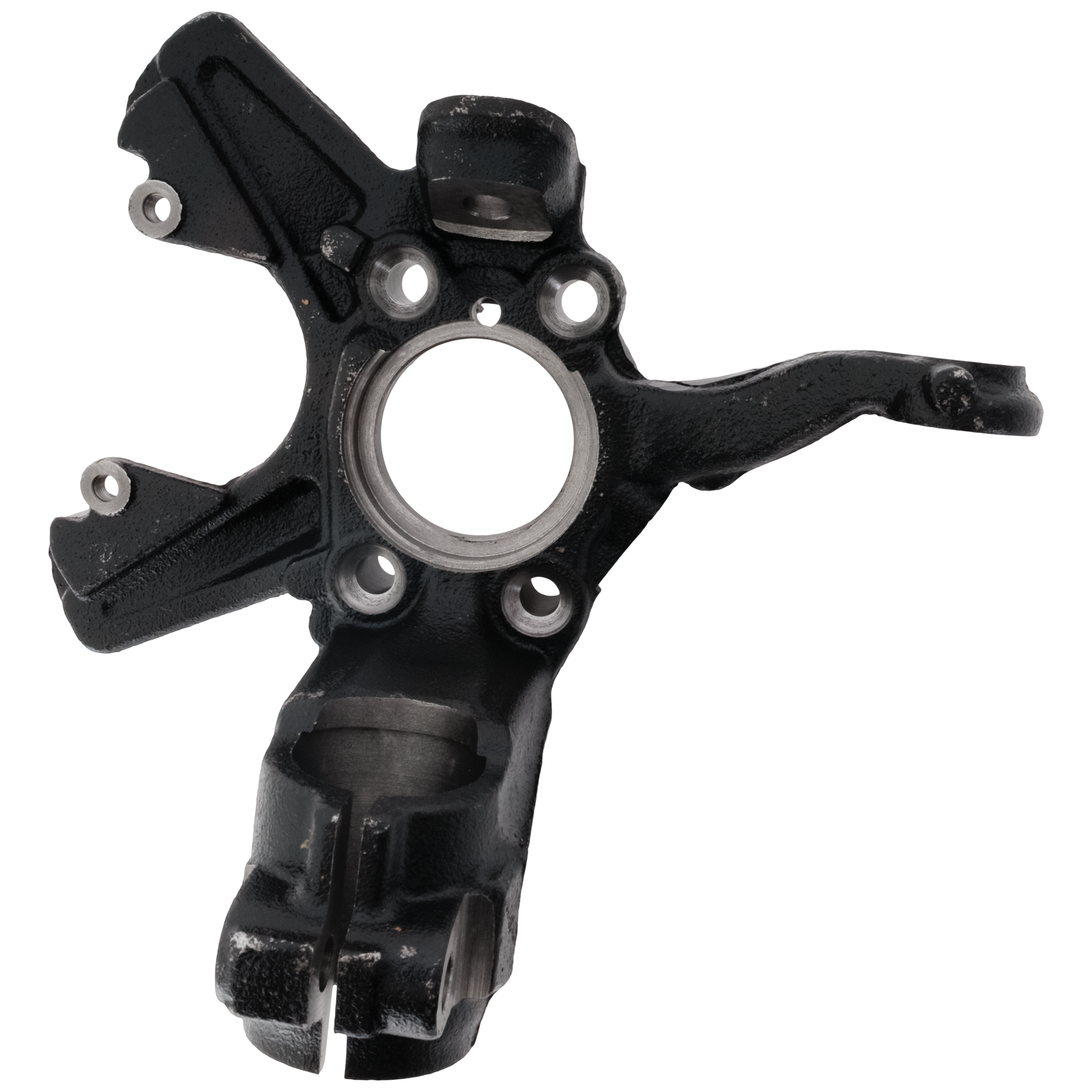 AM JETTA 05-10 FRONT KNUCKLE LH Black Cast Iron SKU RV28080012 OEM 1K0407255P