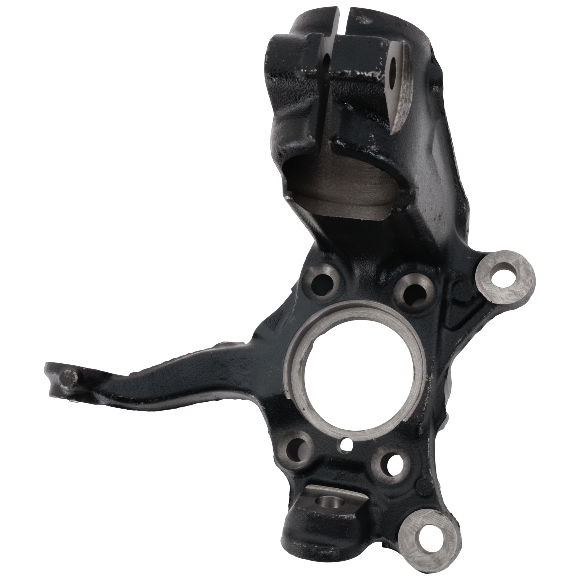 AM JETTA 11-17 PASSAT 12-18 FRONT KNUCKLE LH Black Cast Iron SKU RV28080014 OEM 5C0407255