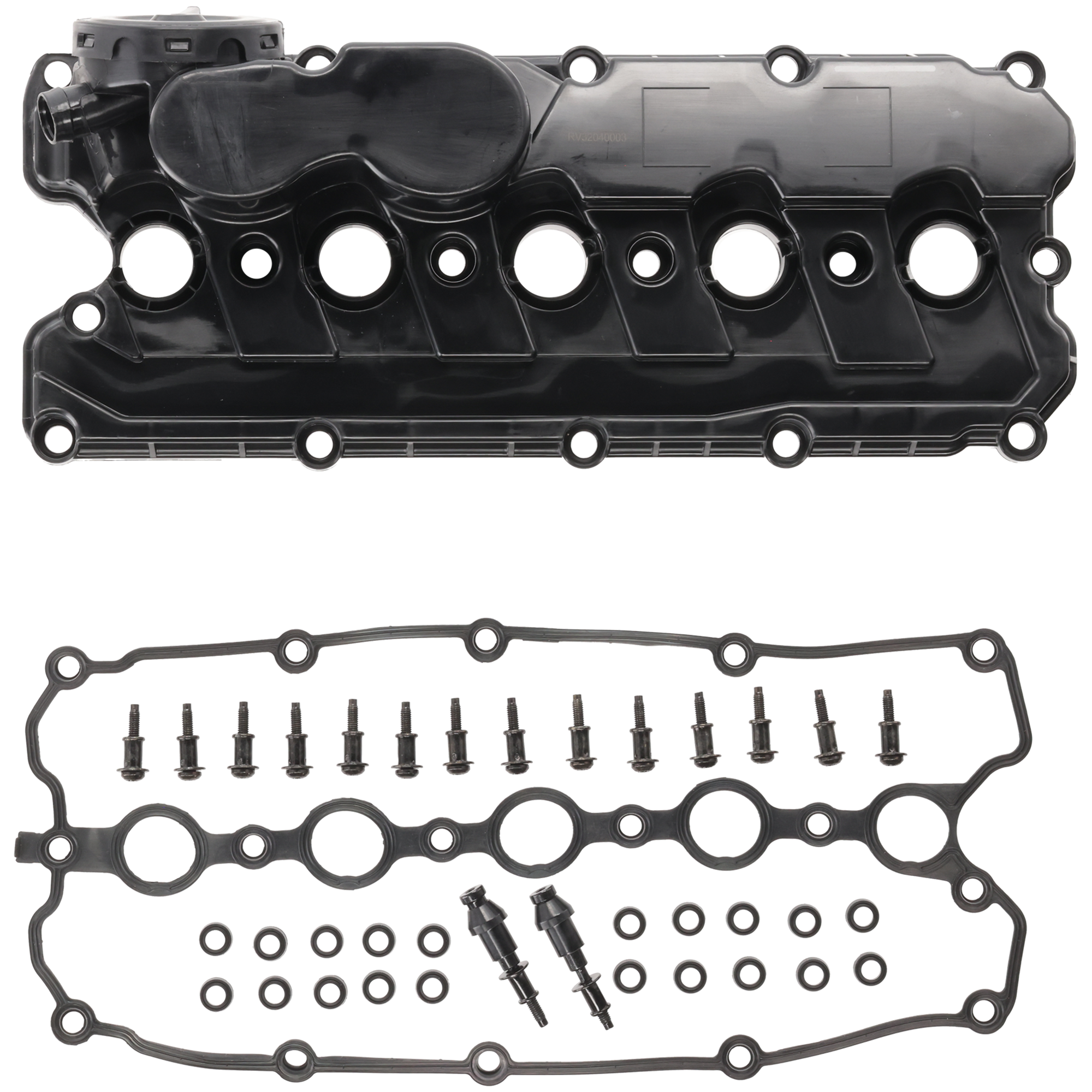 AM BEETLE 06-19 GOLF 10-14 VALVE COVER 2.5L Eng. 5 Cyl SKU RV32040003 OEM 07K103469L 07K103469F