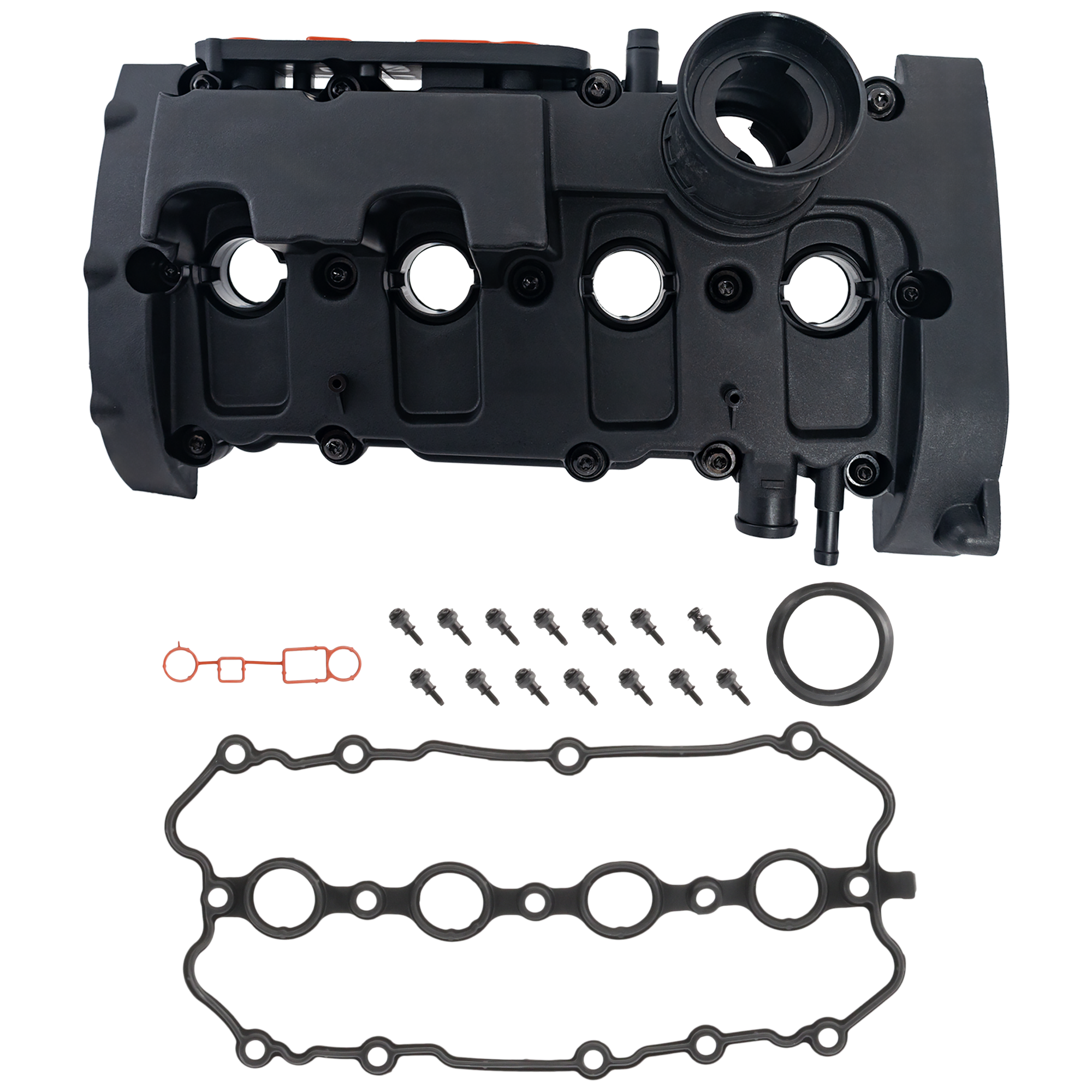 AM PASSAT A3-06-08 VALVE COVER 4 Cyl. 2.0L Eng. SKU RV32040006 OEM 06F103469F 06F103469K