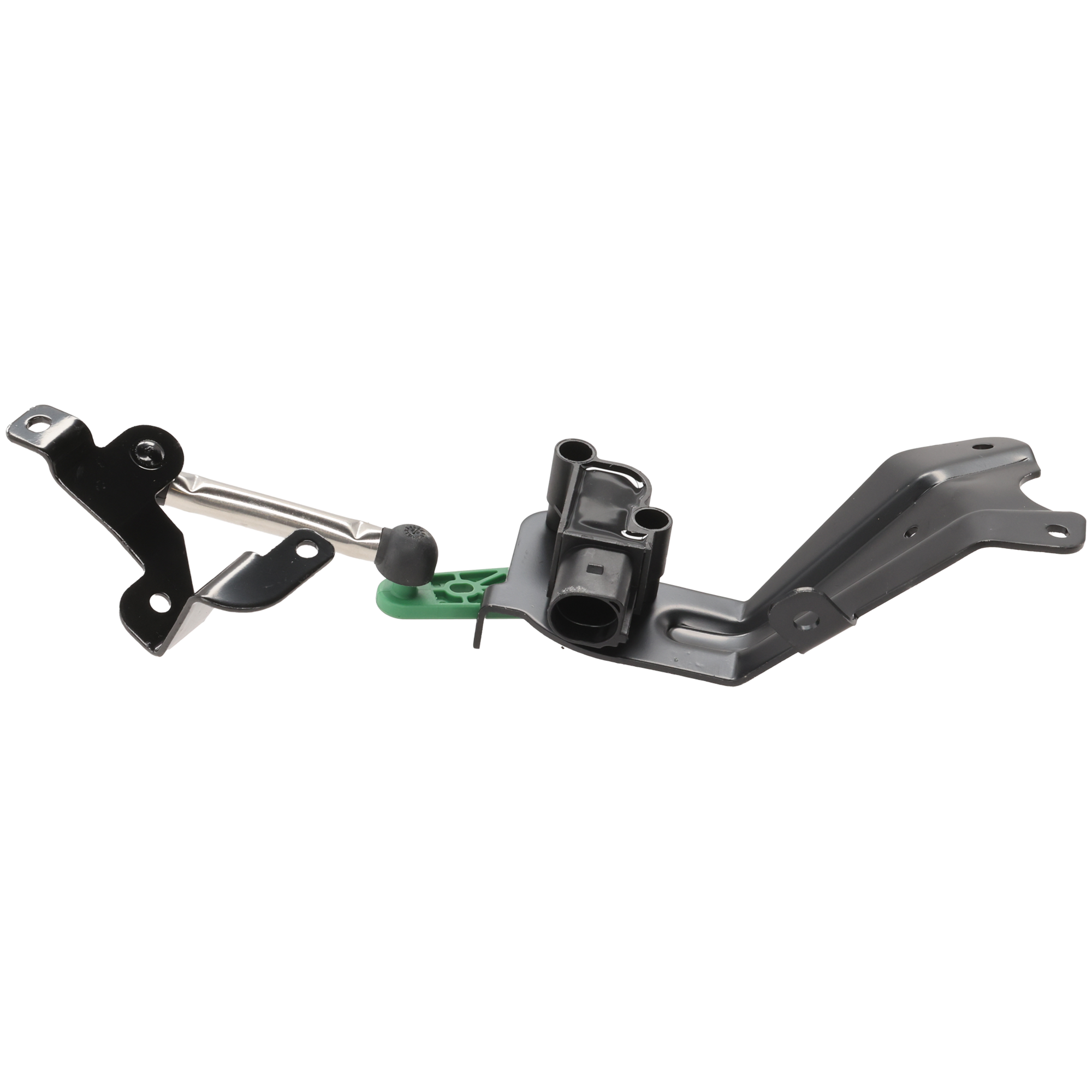 AM TIGUAN TIGUAN LIMITED 09-18 Q3-15-18 REAR SUSPENSION RIDE HEIGHT SENSOR LH w Poles FWD Black Plastic SKU RV32850003 OEM 3C0941309B