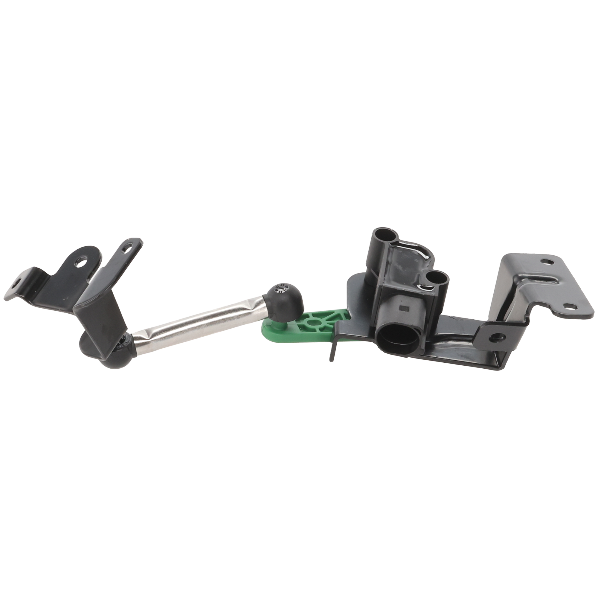 AM TIGUAN TIGUAN LIMITED 09-18 Q3-15-18 REAR SUSPENSION RIDE HEIGHT SENSOR LH w Poles AWD Black Plastic SKU RV32850006 OEM 3C0941307A