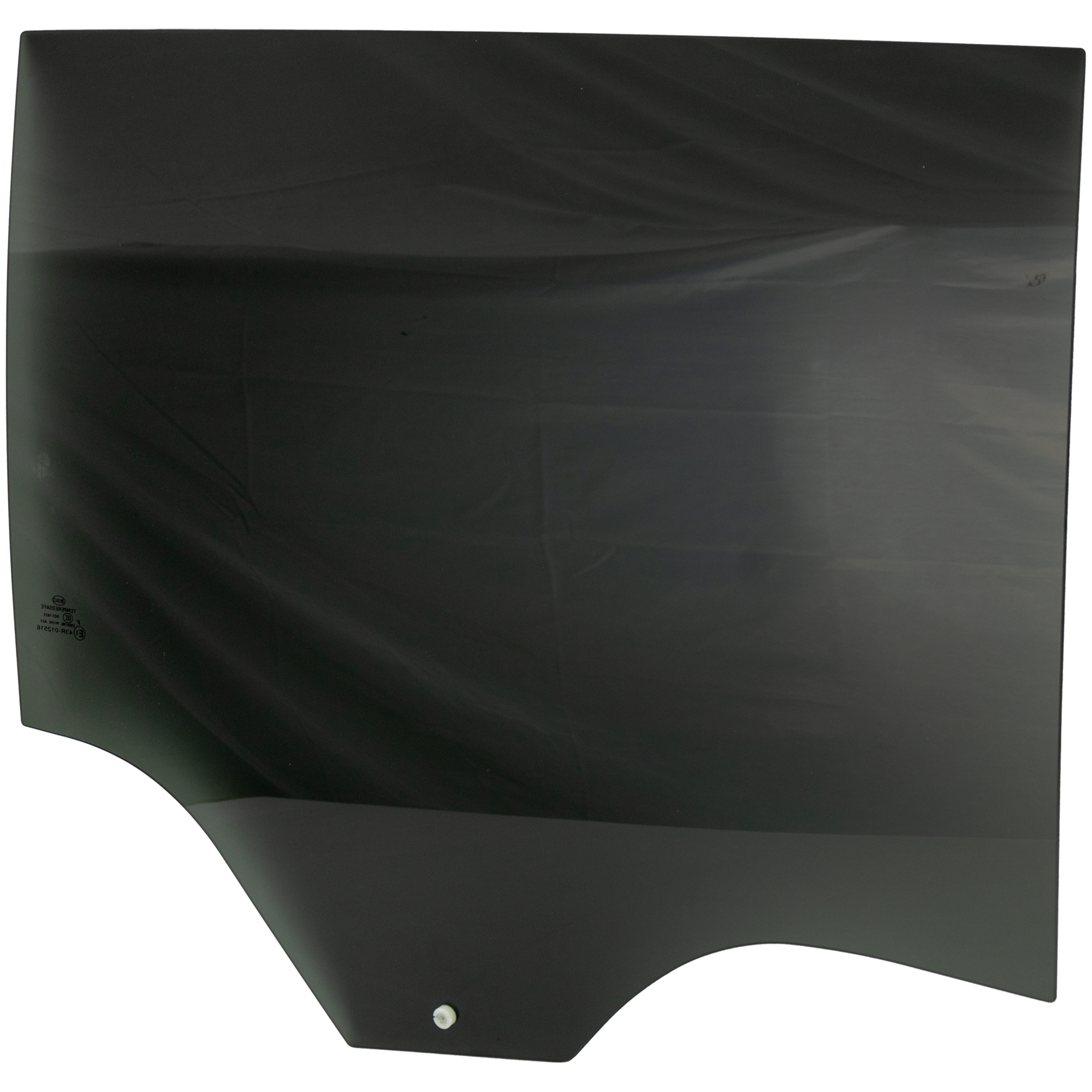 AM ATLAS 18-20 REAR DOOR GLASS RH Gray Tint Privacy w Solar Clip SKU RV48130011 OEM 3CN845026