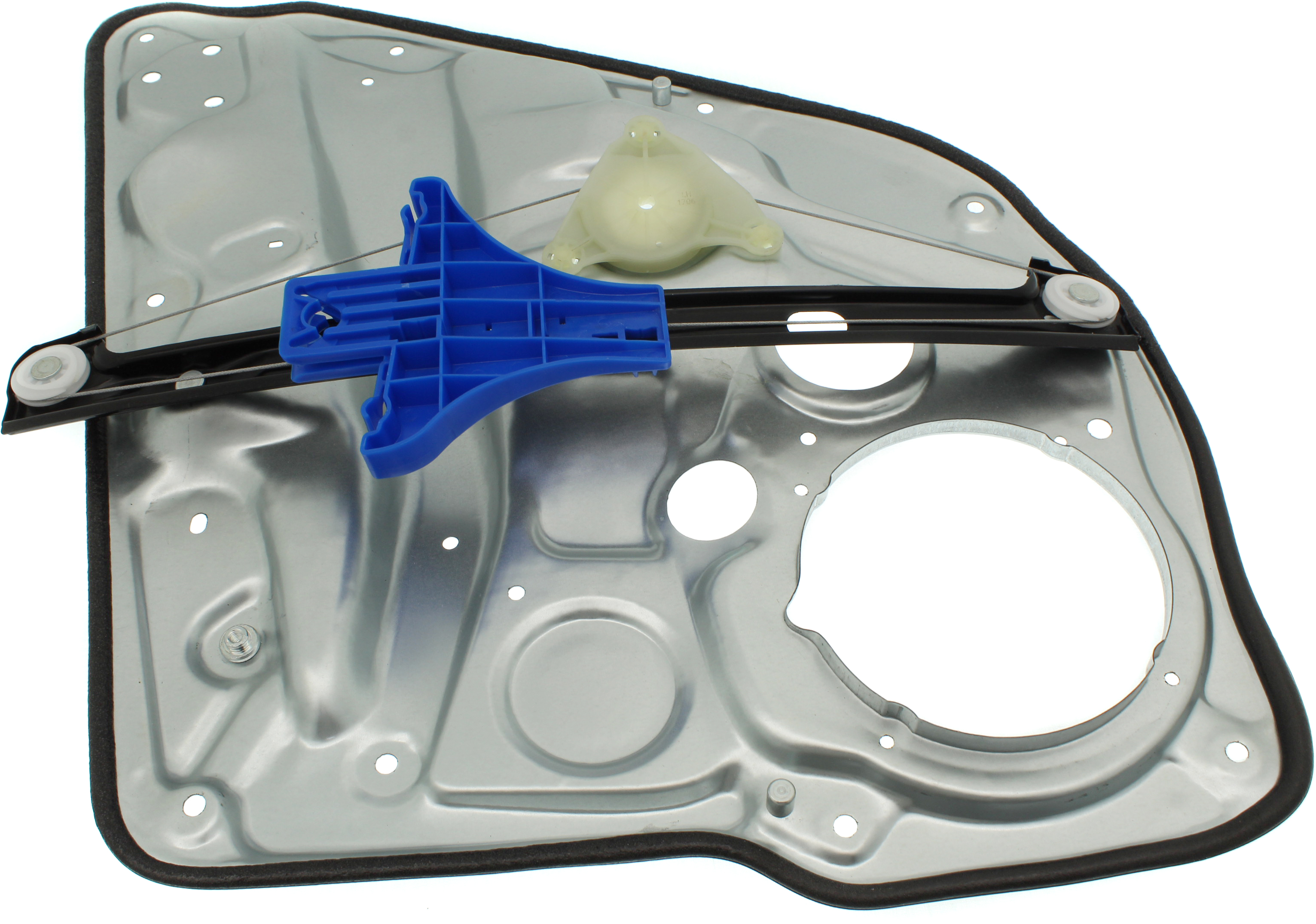 AM JETTA 99-05 REAR WINDOW REGULATOR LH Power w o Motor w Panel 4th Gen SKU RV49170004 Partslink VW1550105 OEM 1J5839461A
