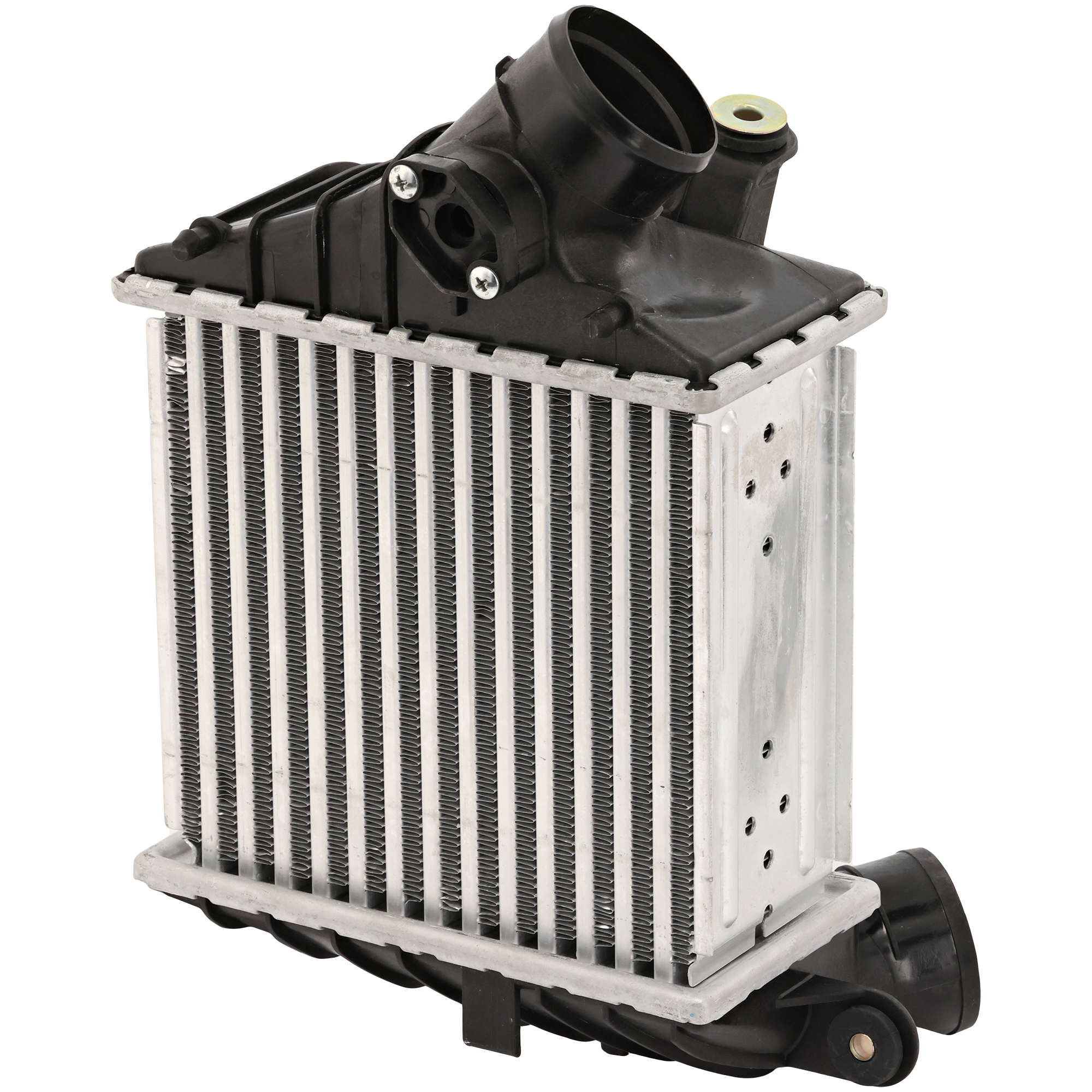 AM BEETLE 99-01-03-05 INTERCOOLER 99-01-1.9L Eng. 1.8L Eng. Convertible From VIN X068081 SKU RV54390007 Partslink VW3012109 OEM 1C0145803A