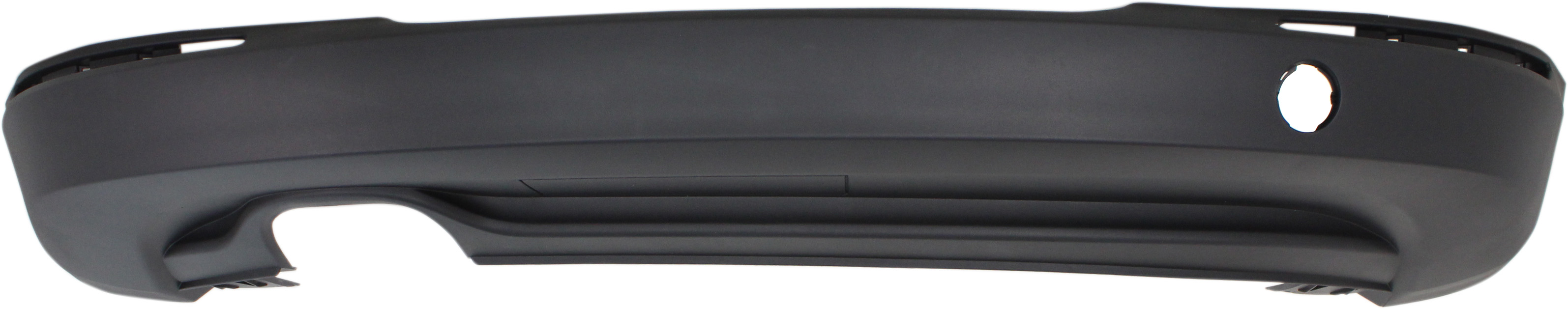 AM TIGUAN 09-17 TIGUAN LIMITED 17-18 REAR BUMPER COVER Lower Textured w o Parking Aid Sensor Holes and Trailer Hitch From 5-08 SKU RV76010002 Partslink VW1115103 OEM 5N08075219B9