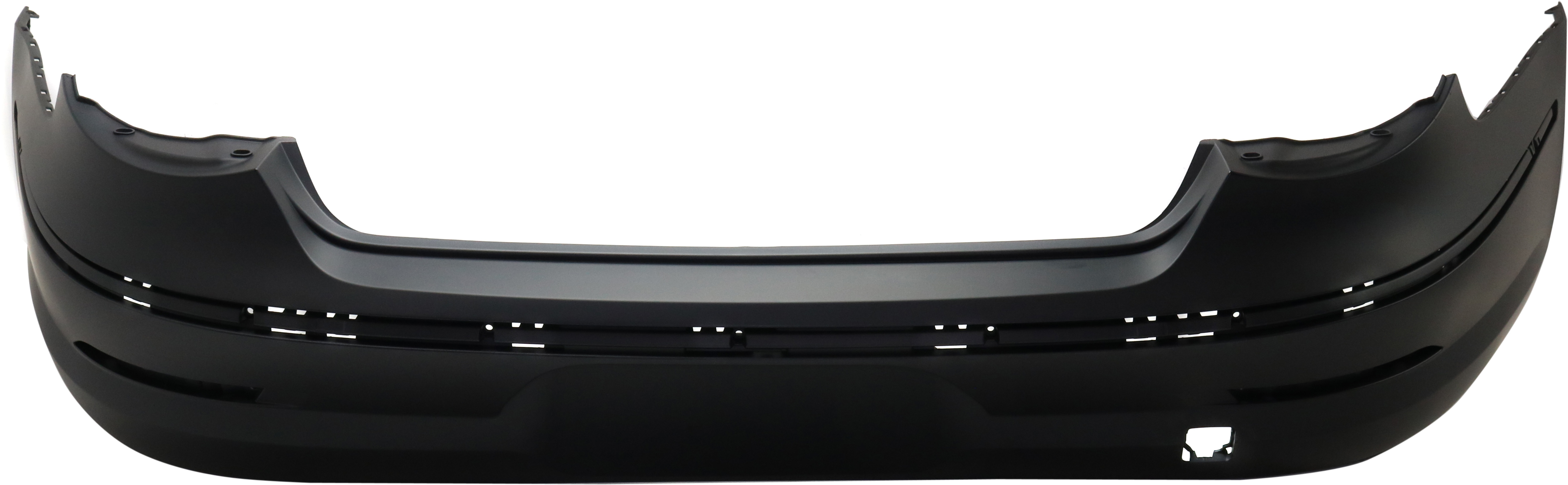 AM PASSAT CC 09-12 REAR BUMPER COVER Primed w o Parking Aid Snsr Holes CAPA SKU RV76010006PQ Partslink VW1100179C OEM 3C8807417FGRU