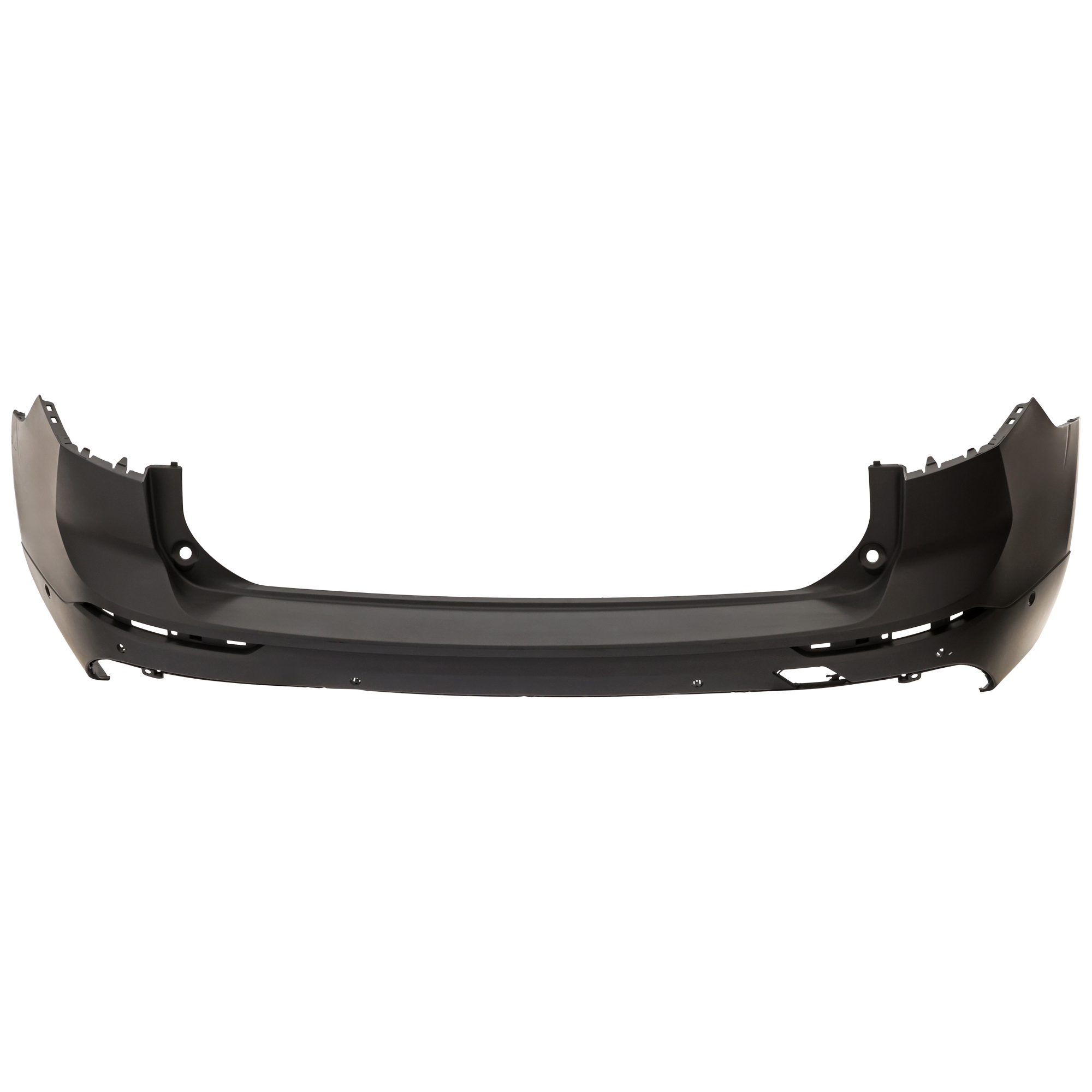 AM XC60-18-20 REAR BUMPER COVER Primed 18-19 T5 T6 Momentum T8 Momentum Models w Parking Aid Sensor Holes CAPA SKU RV76010013PQ Partslink VO1100182C OEM 39847266-398472662