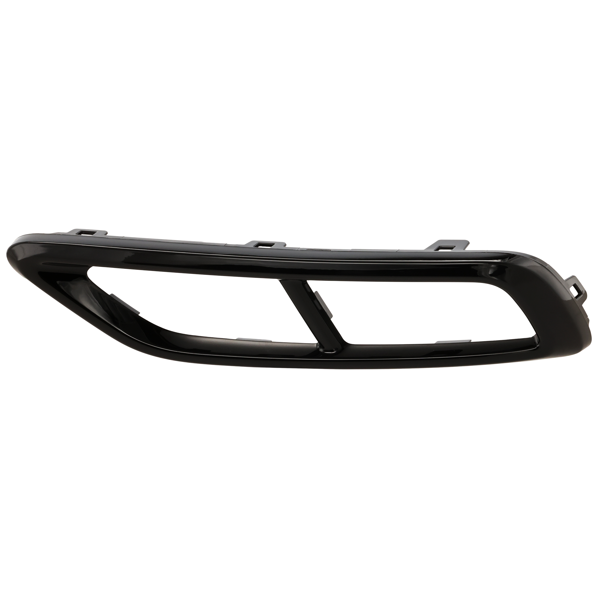 AM TIGUAN 22-24 REAR BUMPER MOLDING RH Tail Pipe Cover Gloss Black Comfort R Line Black SE R Line Black Models SKU RV76350025 Partslink VW1147118 OEM 5NN807834D041