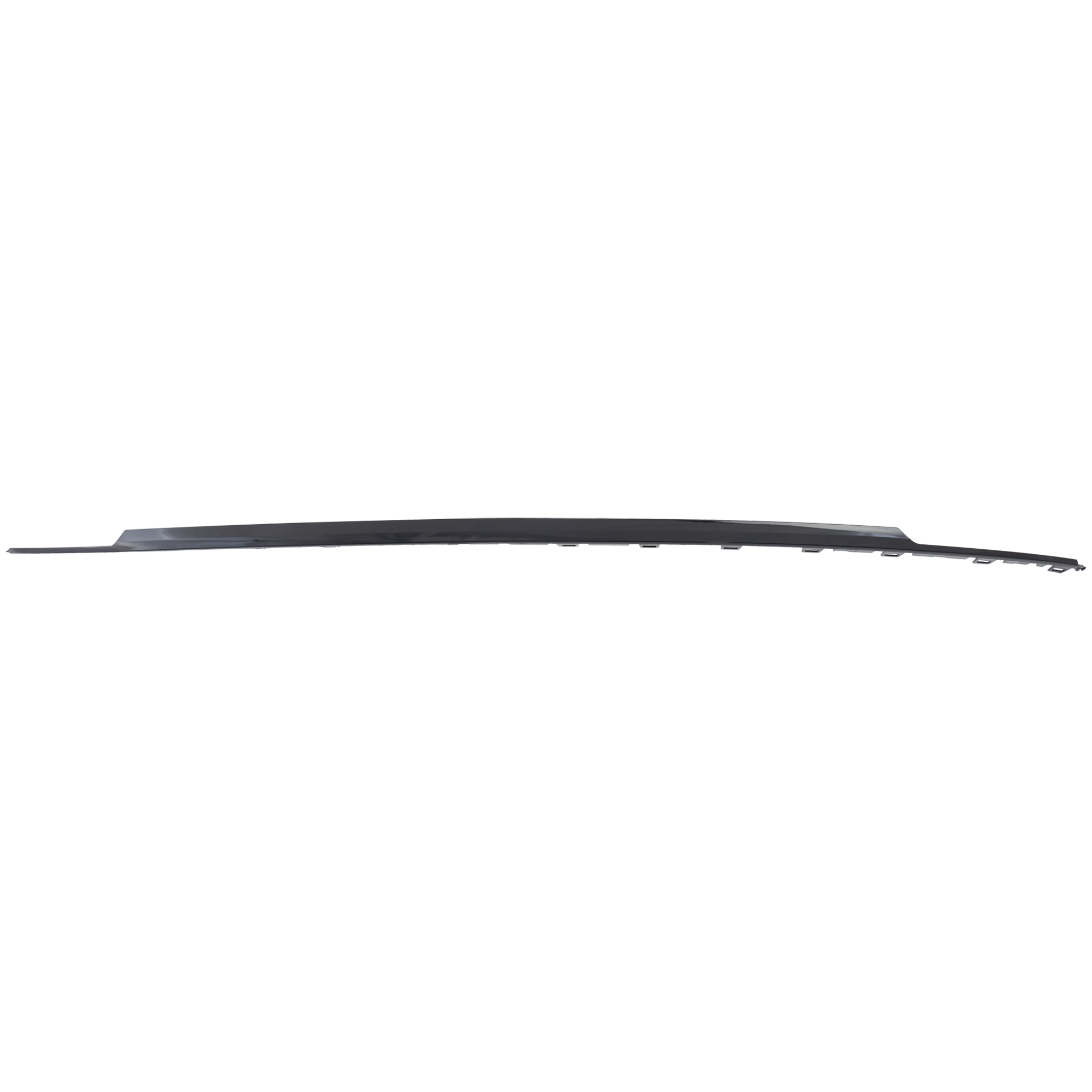 AM TIGUAN 18-21 REAR BUMPER MOLDING Center Gloss Black SE SEL Models w R Line Black Package SKU RV76350033 Partslink VW1144113 OEM 5NN853835A041