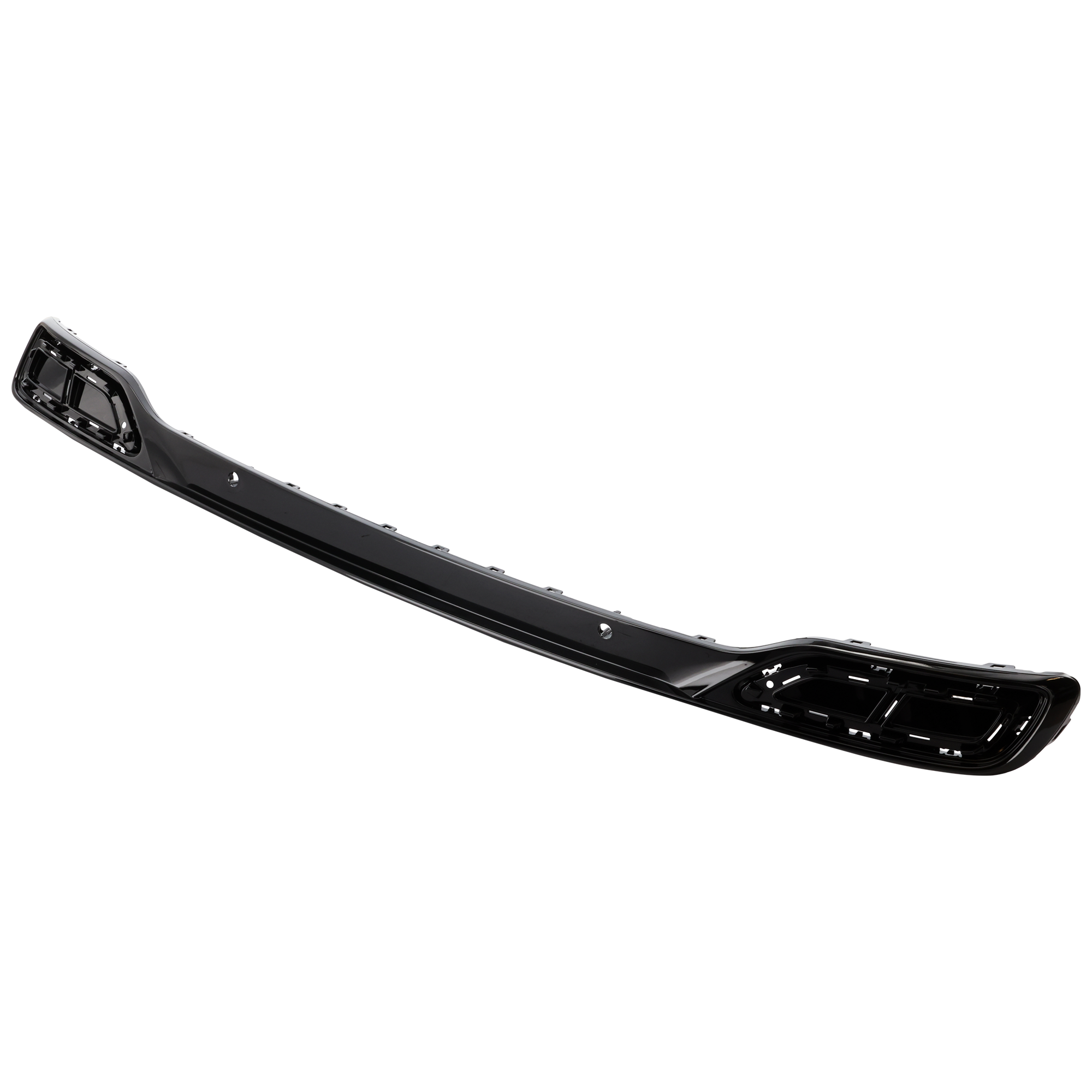 AM TIGUAN 22-24 REAR BUMPER MOLDING Spoiler Trim Gloss Black R Line Models SKU RV76350034 Partslink VW1144114 OEM 5NN807811041
