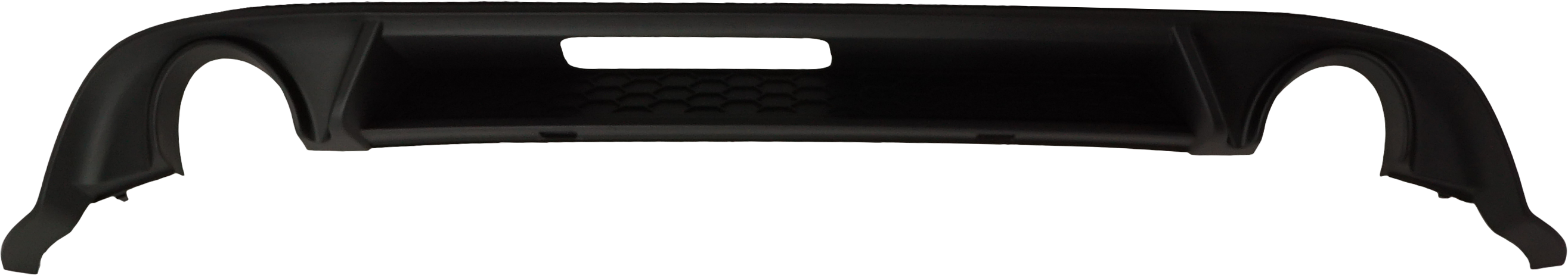 AM GTI 18-21 REAR LOWER VALANCE Spoiler Textured SKU RV76430004 Partslink VW1195120 OEM 5GM807568R9B9