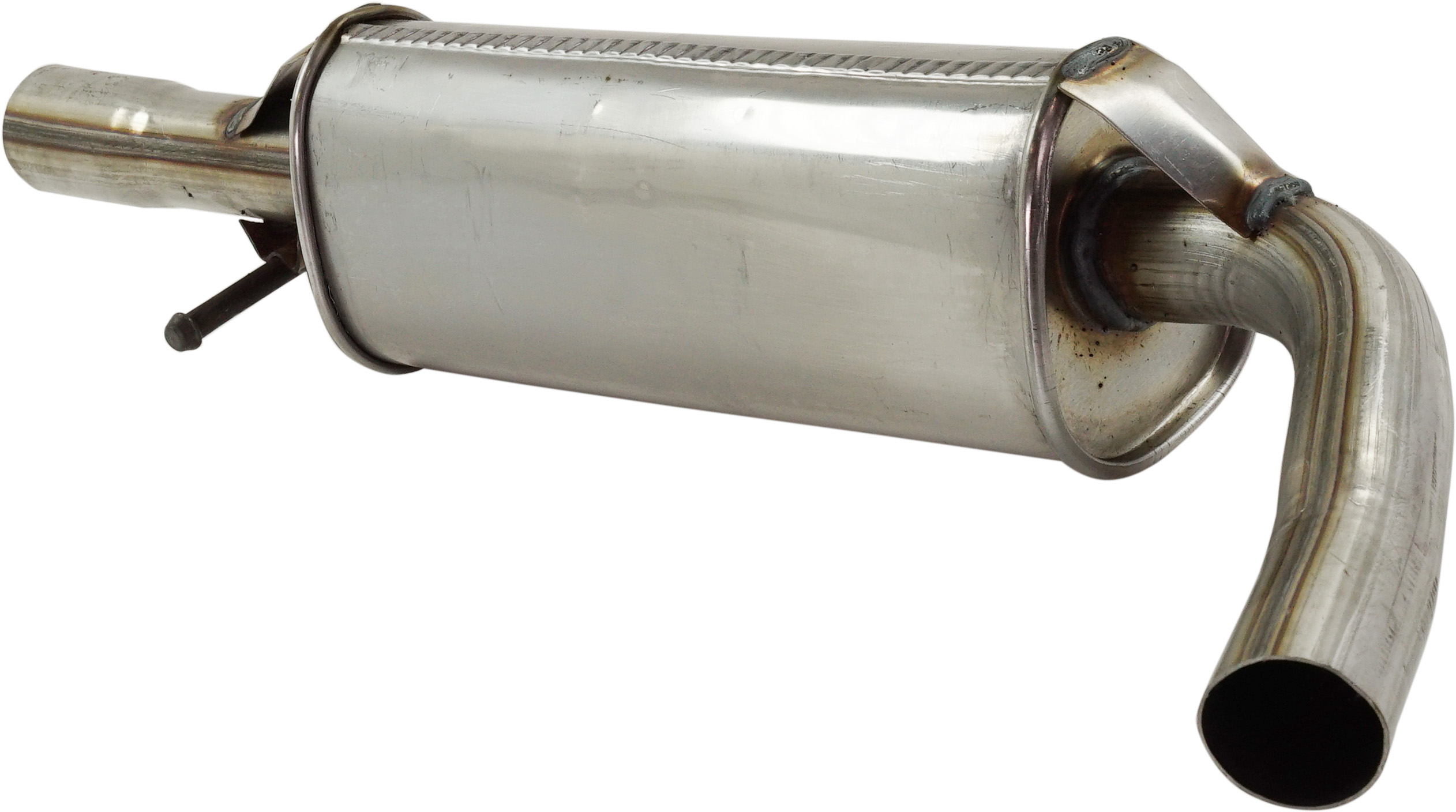 AM BEETLE 98-05 GOLF 99-06 GOLF CITY 07-10 MUFFLER Aluminized Steel 4 Cyl 2.0L Eng. SKU RV96110001 OEM 1J0253209B