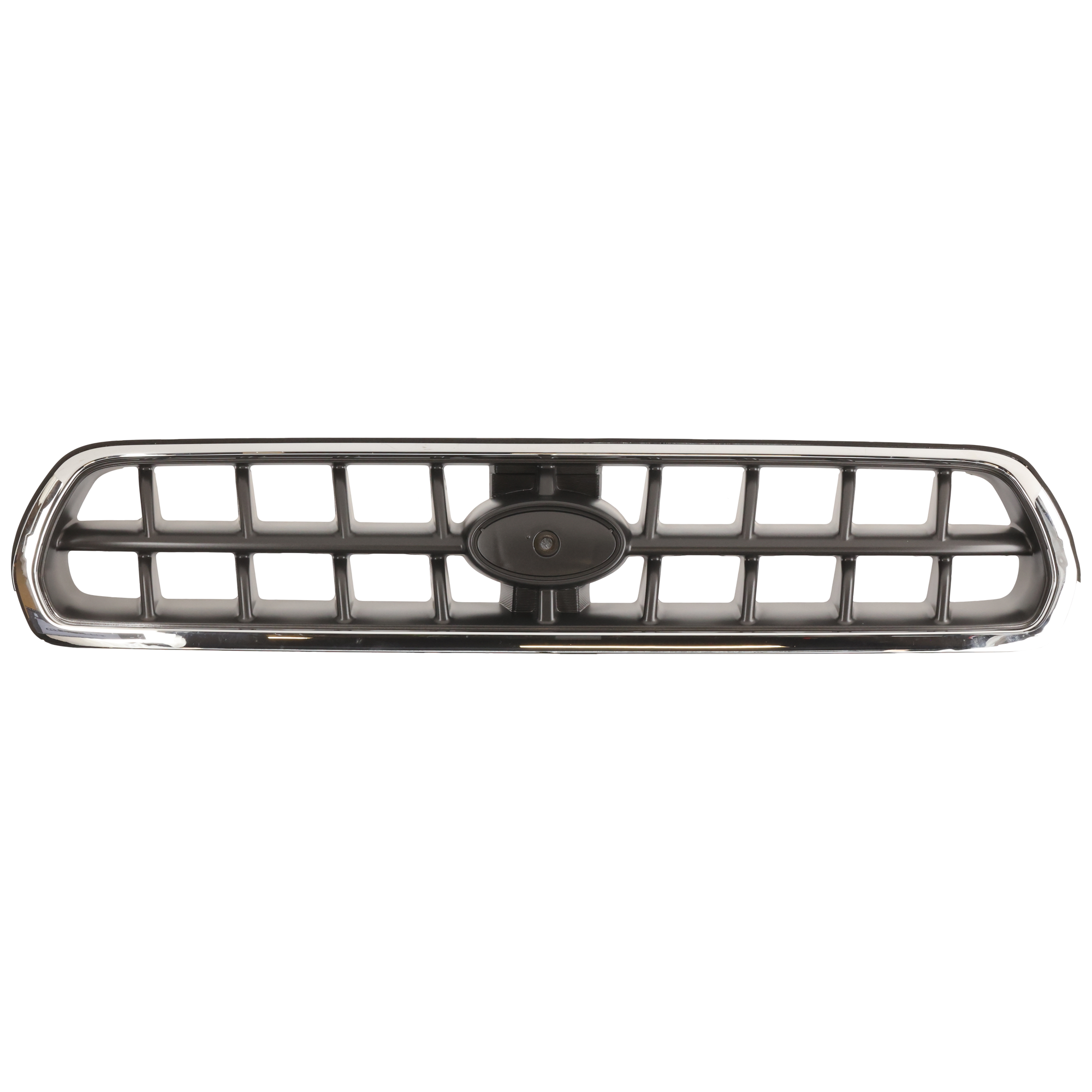 AM OUTBACK 03-04 GRILLE Chrome Shell Painted Silver Black Insert SKU S070116 Partslink SU1200124 OEM 91121AE500-91121AE38A