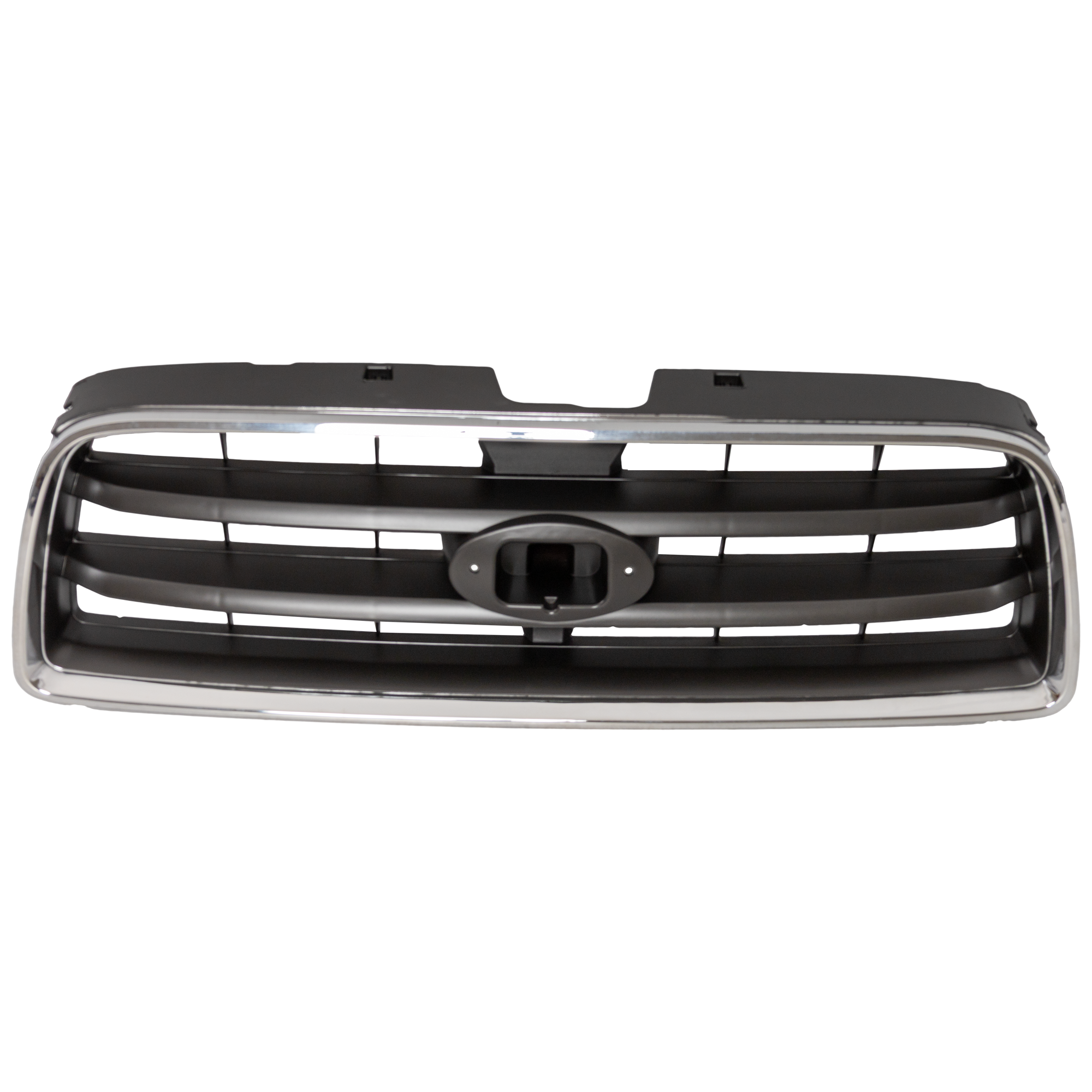 AM FORESTER 03-05 GRILLE Chrome Shell Painted Dark Gray Insert SKU S070118 Partslink SU1200127 OEM 91121SA050