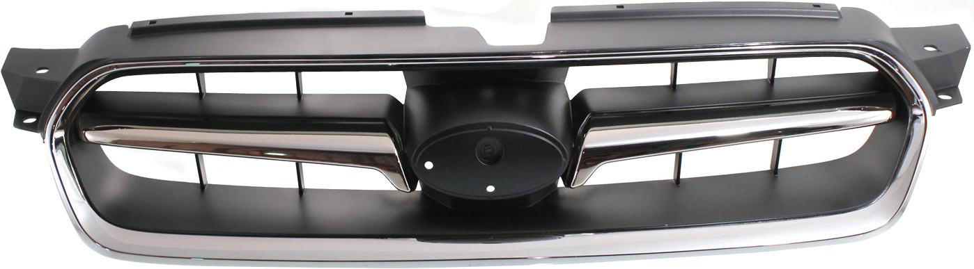AM LEGACY 05-07 GRILLE Chrome Shell Painted Black Insert SKU S070119 Partslink SU1200129 OEM 91121AG12B