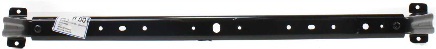AM GRAND VITARA 06-13 RADIATOR SUPPORT LOWER Tie Bar Steel SKU S251108 Partslink SZ1229100 OEM 5822065J00