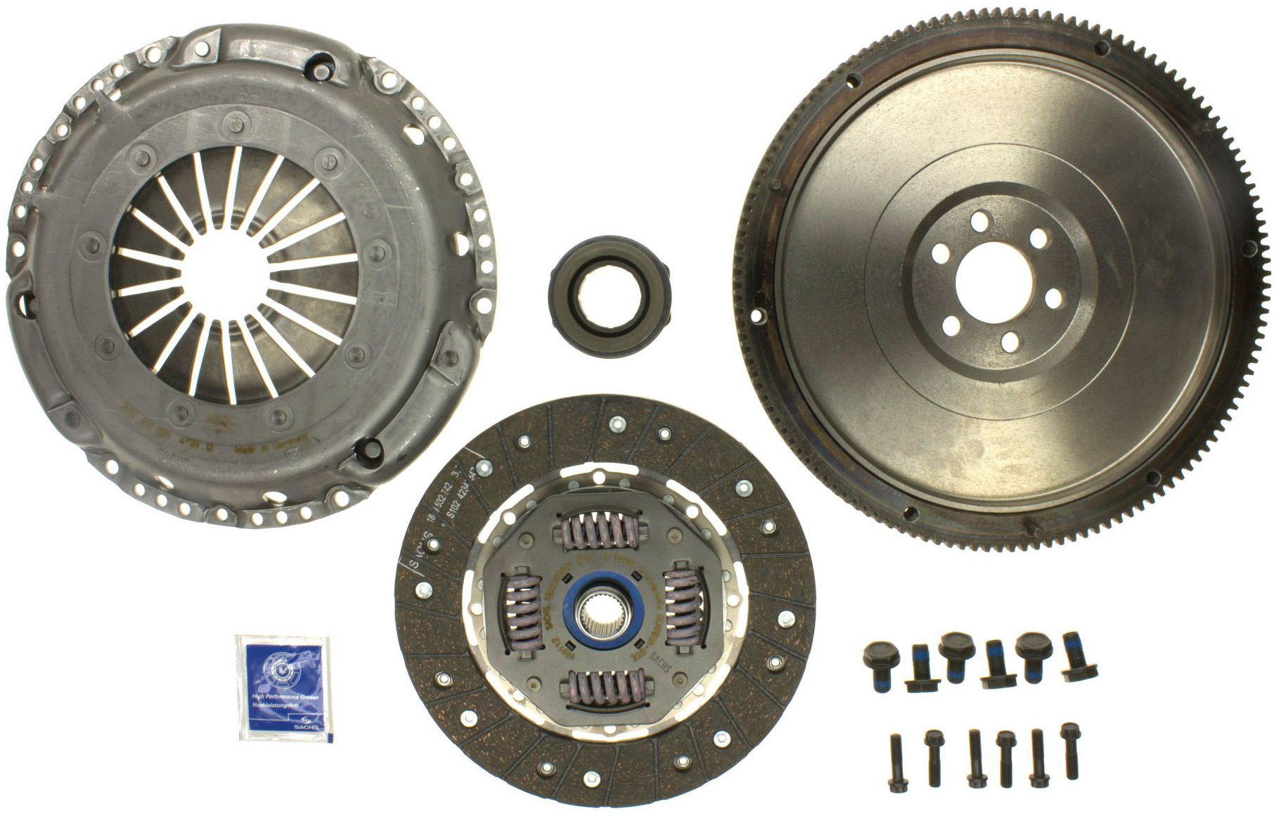 AM SACHS OE REPLACEMENT CLUTCH KIT 8-7-8 in. OD X 7-8 in. ID Disc Diameter 28 Teeth Offers Increas SKU S2K7003802F