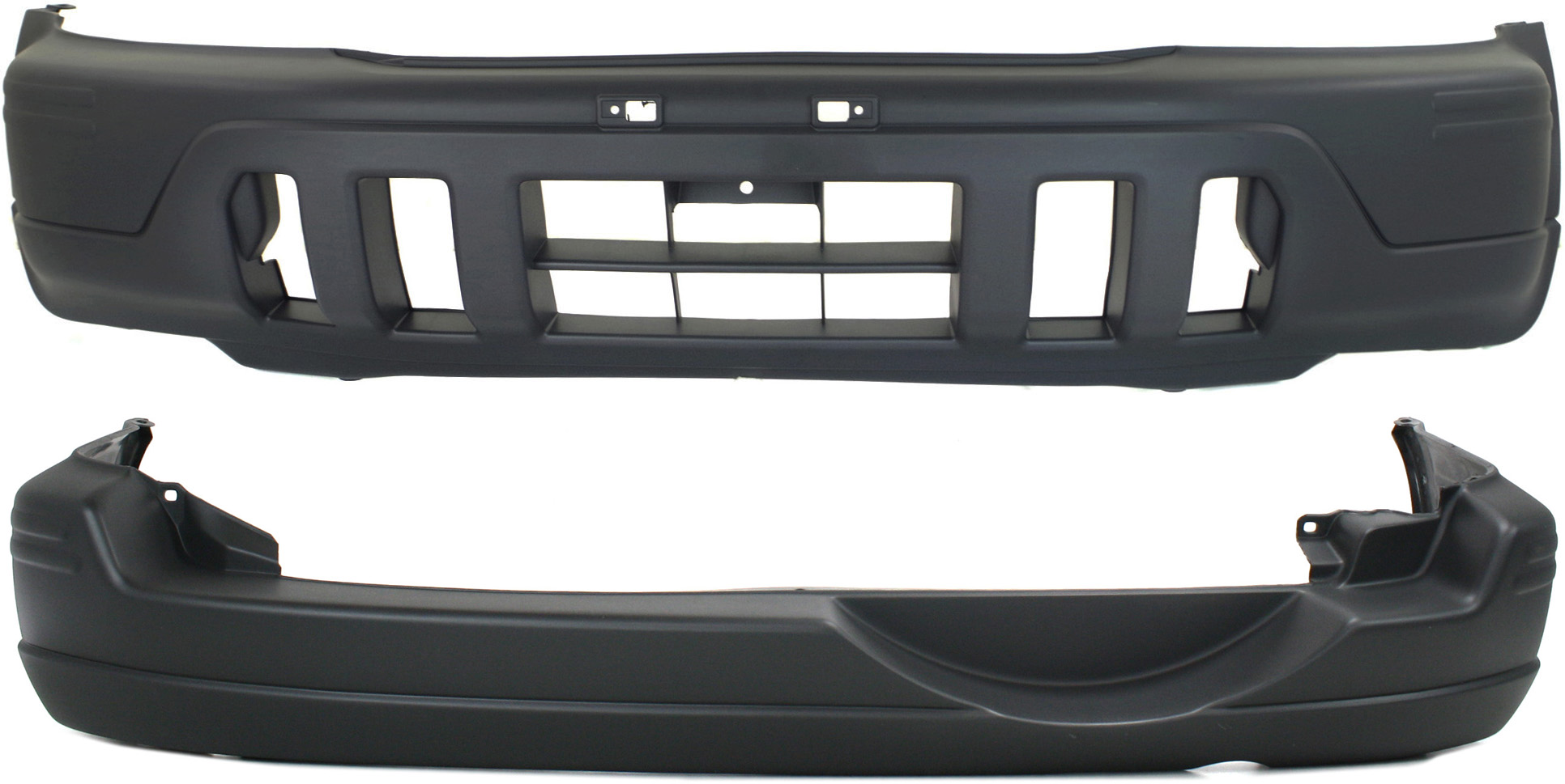 AM CR V 97-01 FRONT AND REAR BUMPER COVER Textured LX EX Models SKU SET 10079-2 Partslink HO1000177 HO1100183 OEM 71101S10A90-71501S10A91