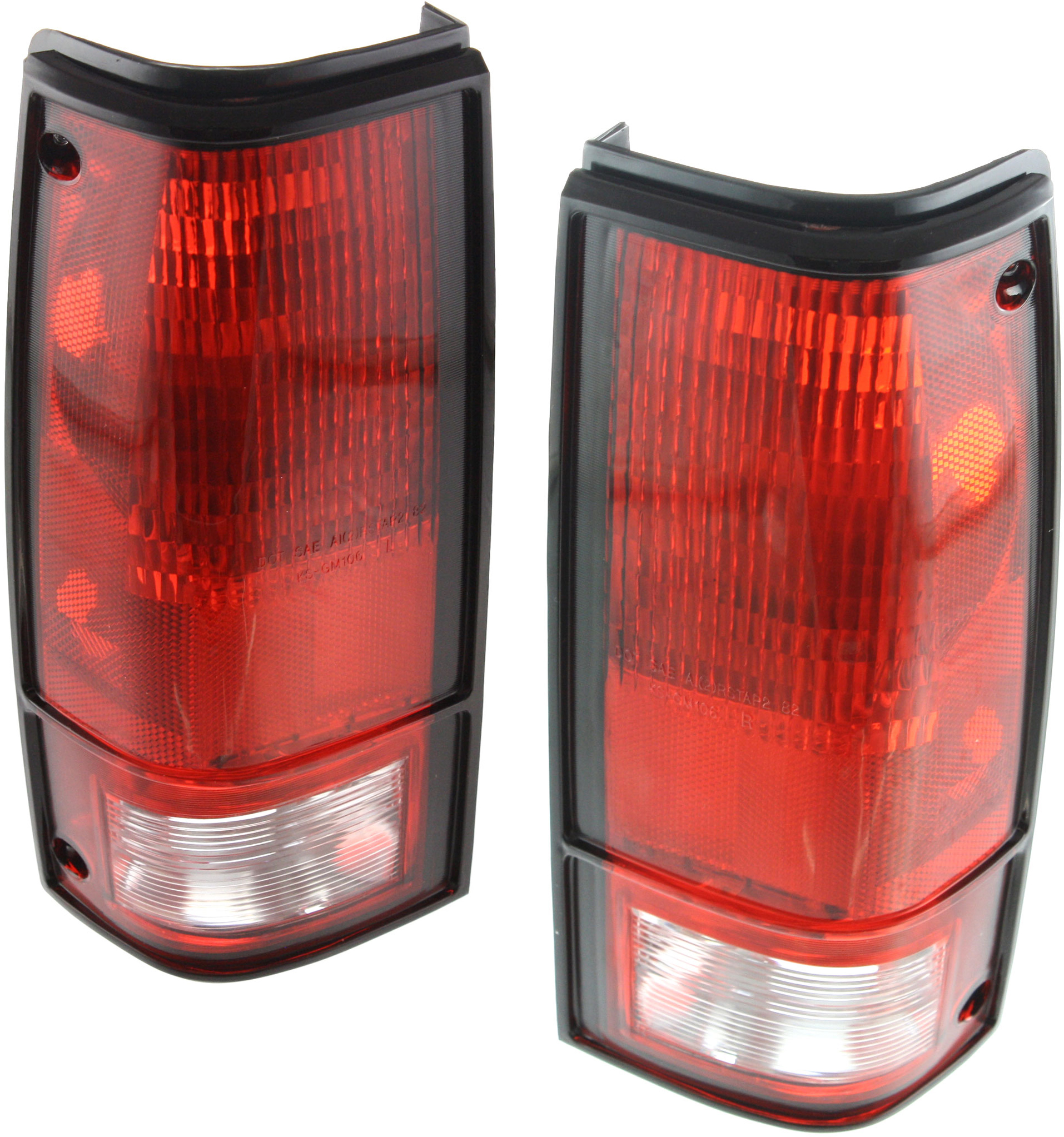 AM S10-82-93 TAIL LAMP RH AND LH w o Trim SKU SET 11-1324-01 Partslink GM2801106 GM2800106 OEM 915710-915709