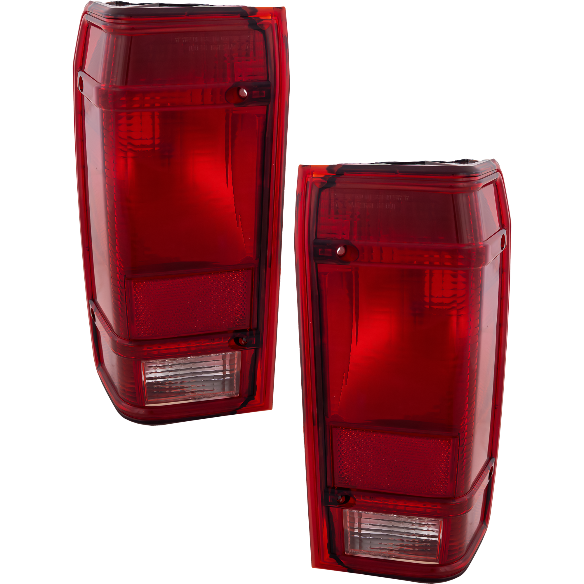 AM RANGER 88-88 TAIL LAMP RH AND LH Lens and Housing SKU SET 11-1376-01 Partslink FO2801104 FO2800105 OEM E9TZ13404A E9TZ13405A