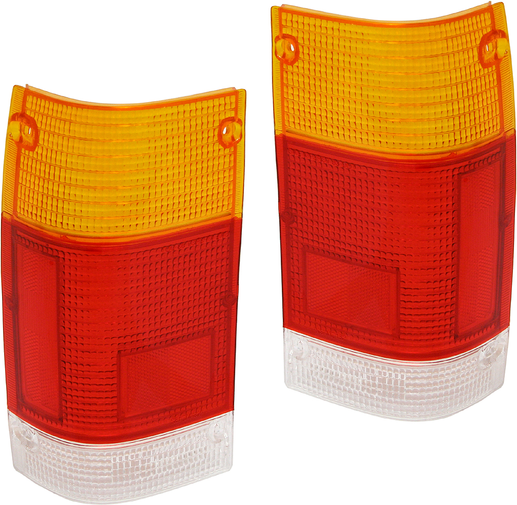 AM MAZDA PICKUP 86-93 TAIL LAMP LENS RH and LH SKU SET 11-1505-02 Partslink MA2809102 MA2808102 OEM UB3951152A UB3951162A