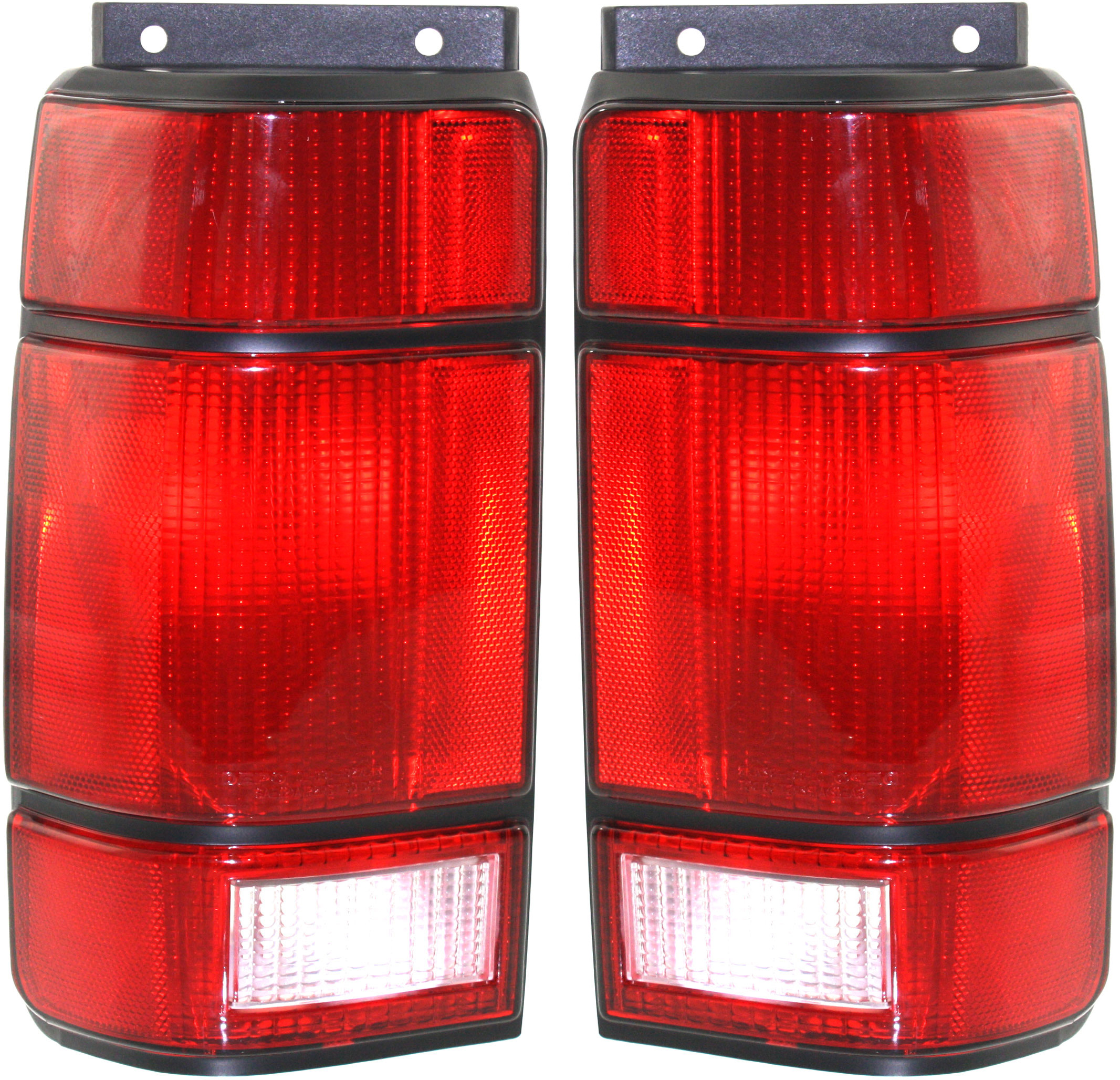 AM EXPLORER 91-94 TAIL LAMP RH AND LH Lens and Housing SKU SET 11-1887-01 Partslink FO2801108 FO2800109 OEM F3TZ13404B F3TZ13405B
