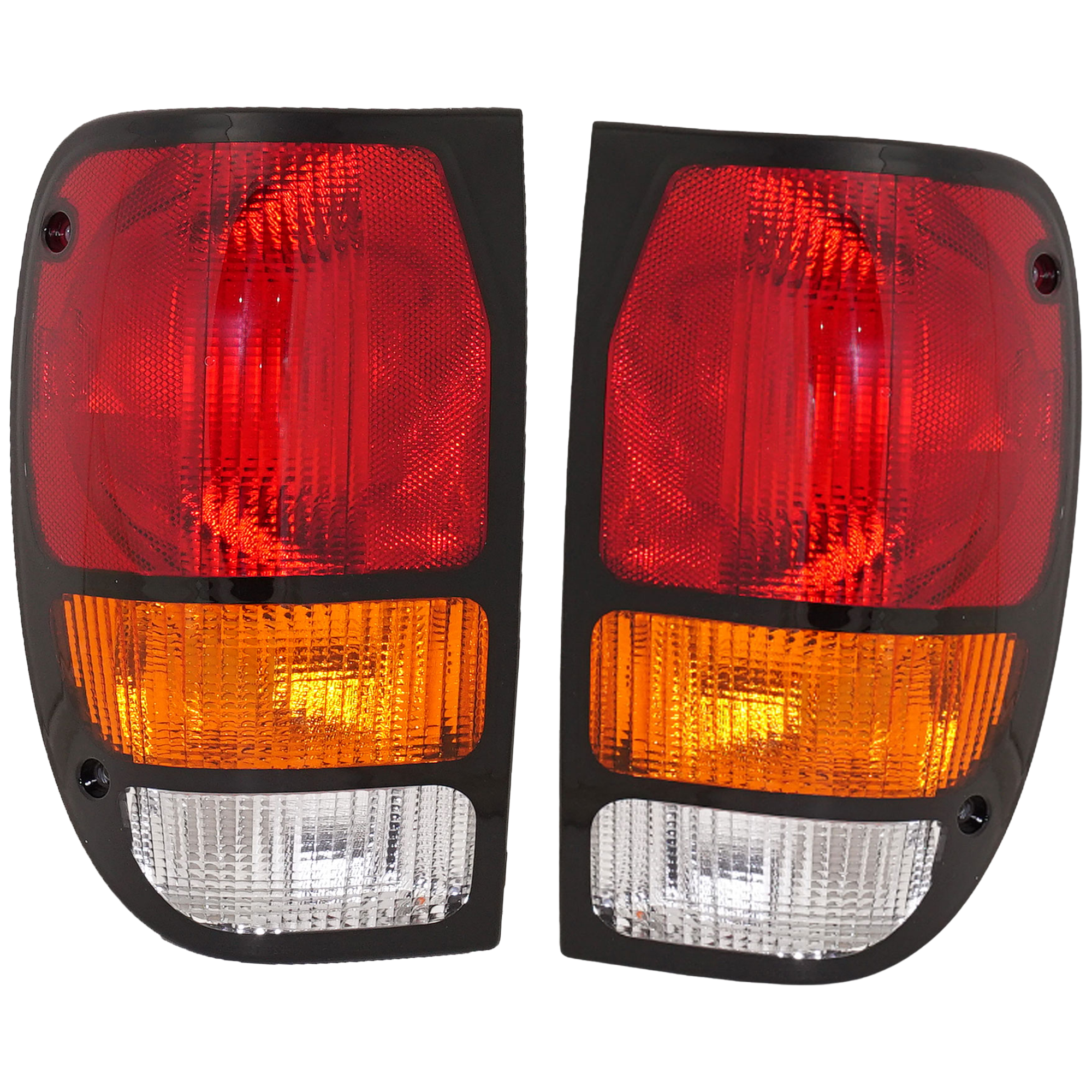 AM MAZDA PICKUP 94-00 TAIL LAMP RH AND LH Lens and Housing CAPA SKU SET 11-3237-01Q Partslink MA2801108C MA2800108C OEM ZZM051150P1 ZZM051160P1