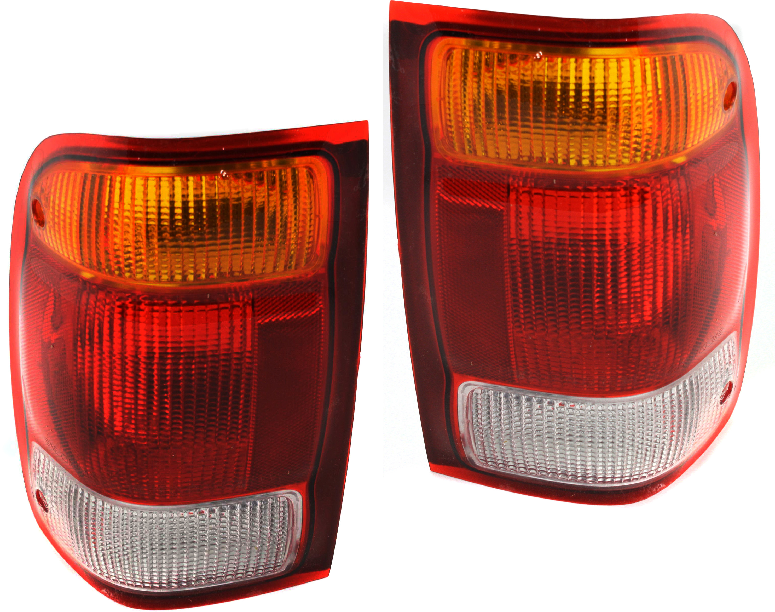 AM RANGER 98-99 TAIL LAMP RH AND LH Lens and Housing SKU SET 11-5075-01 Partslink FO2801121 FO2800121 OEM F87Z13404BA F87Z13405BA