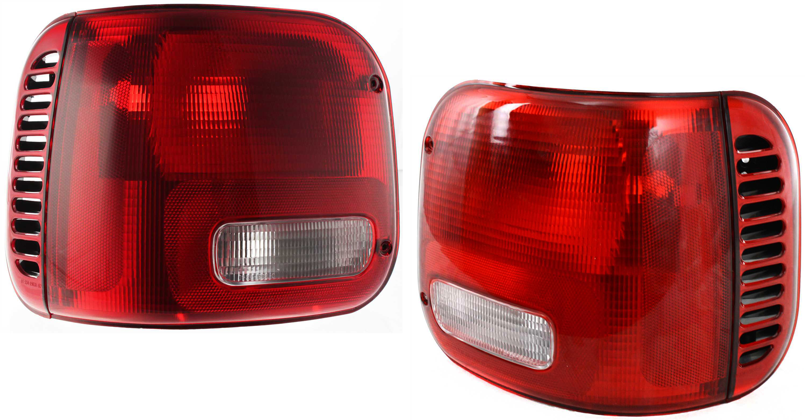 AM DODGE FULL SIZE VAN 99-03 TAIL LAMP RH AND LH Lens and Housing SKU SET 11-5347-01 Partslink CH2800142 CH2801142 OEM 4882684-4882685