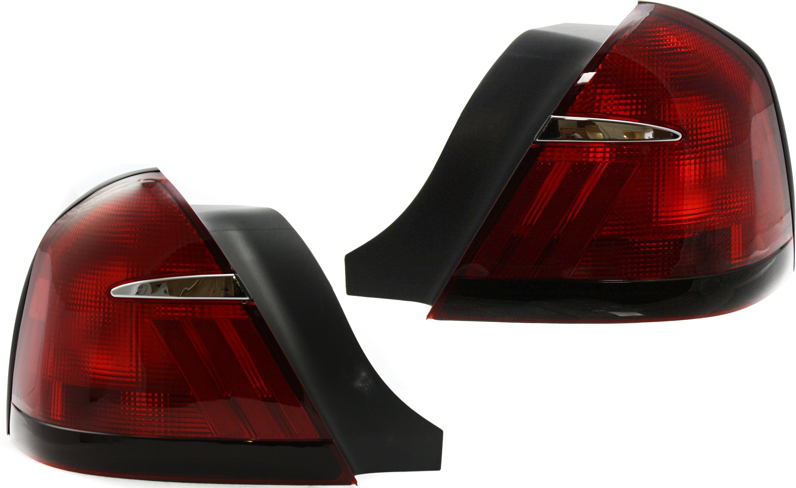 AM GRAND MARQUIS 98-02 TAIL LAMP RH AND LH Lens and Housing SKU SET 11-5373-01 Partslink FO2819124 FO2818124 OEM XW3Z13404AA XW3Z13405AA