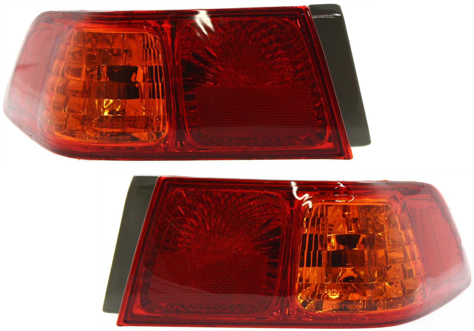 AM CAMRY 00-01 TAIL LAMP RH AND LH Assembly Japan USA FKI and NAL Brand Built Vehicle SKU SET 11-5389-01 Partslink TO2801133 TO2800133 OEM 81550AA030-81560AA030