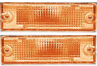 AM MAZDA 323-86-89 SIGNAL LAMP RH AND LH Assembly Set of 2 SKU SET 12-1243-00 Partslink MA2531104 OEM BF6751060