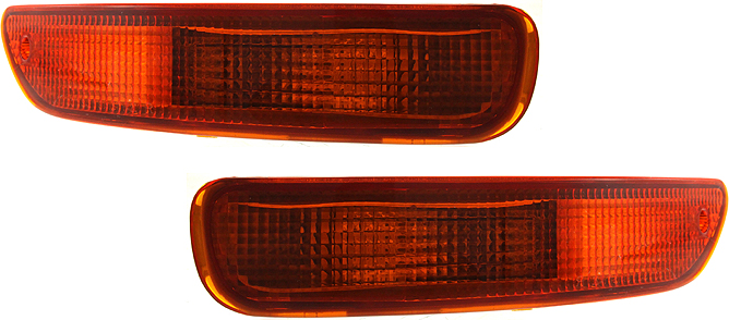 AM COROLLA 93-97 SIGNAL LAMP RH AND LH Assembly SKU SET 12-1417-00 Partslink TO2531103 TO2530103 OEM 8151012720-8152012700
