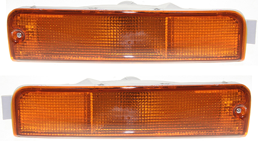AM PATHFINDER 96-99 SIGNAL LAMP SET of 2 RH and LH Assembly To 12-98 SKU SET 12-1583-00 Partslink NI2521117 NI2520117 OEM 261300W025-261350W025