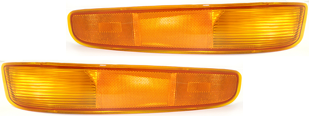 AM PARK AVENUE 97-05 PARK LAMP RH AND LH Lens and Housing SKU SET 12-5049-01 Partslink GM2521157 GM2520157 OEM 5978312-5978311